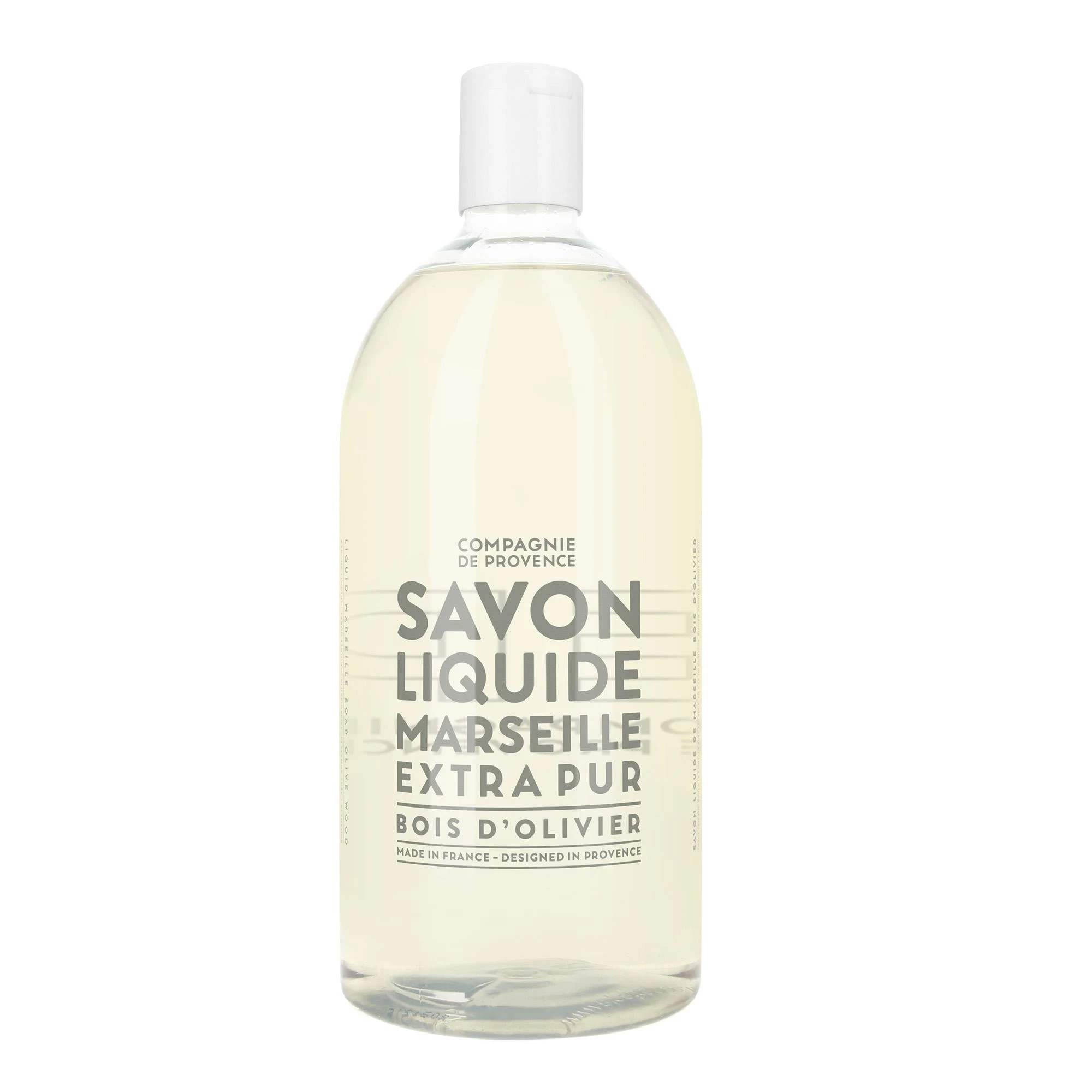 Compagnie de Provence Liquid Marseille Soap Refill Olive Wood 1 l - Handtvål refill