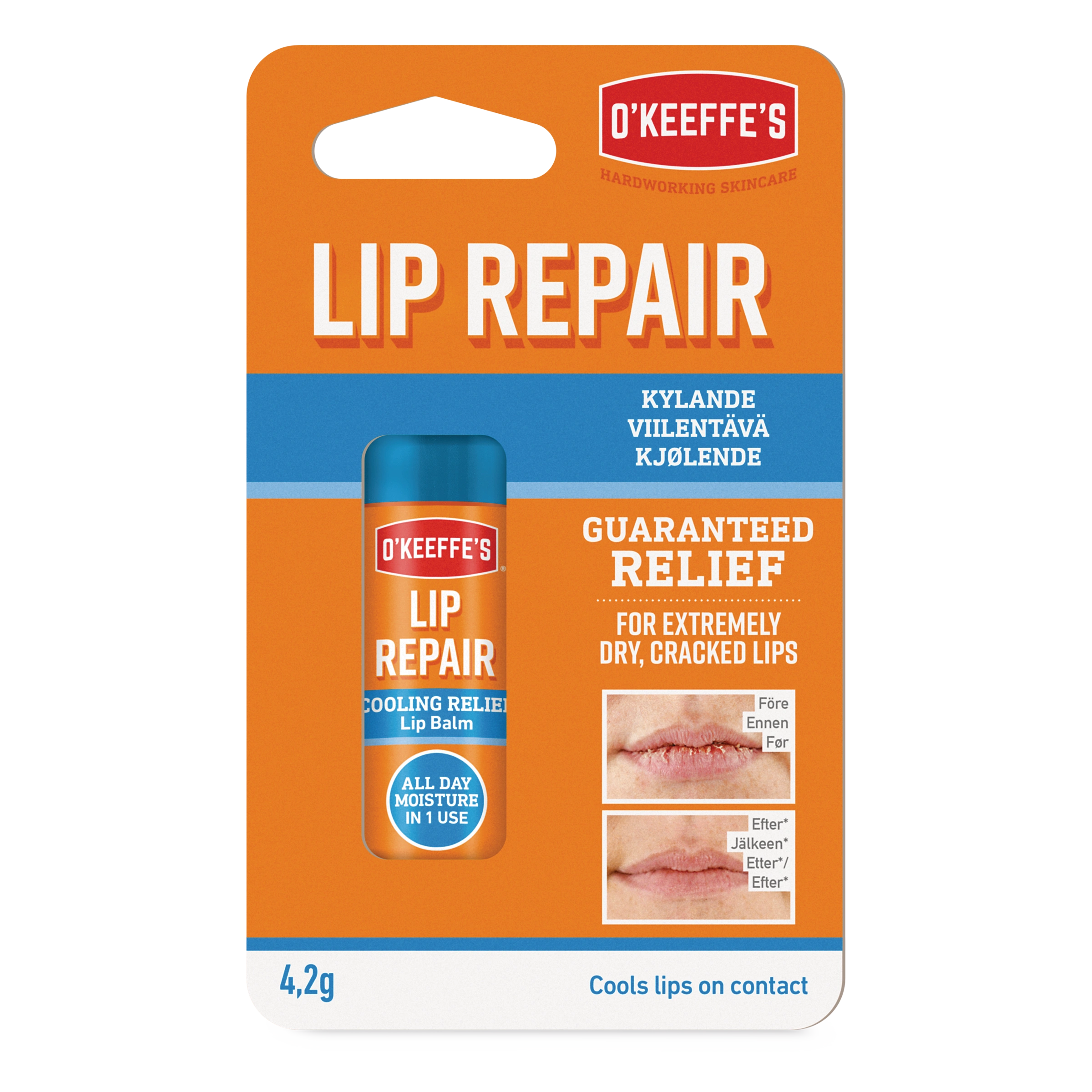 O'Keeffe's Lip Repair Kylande Läppbalsam 4,2 g - Läppbalsam
