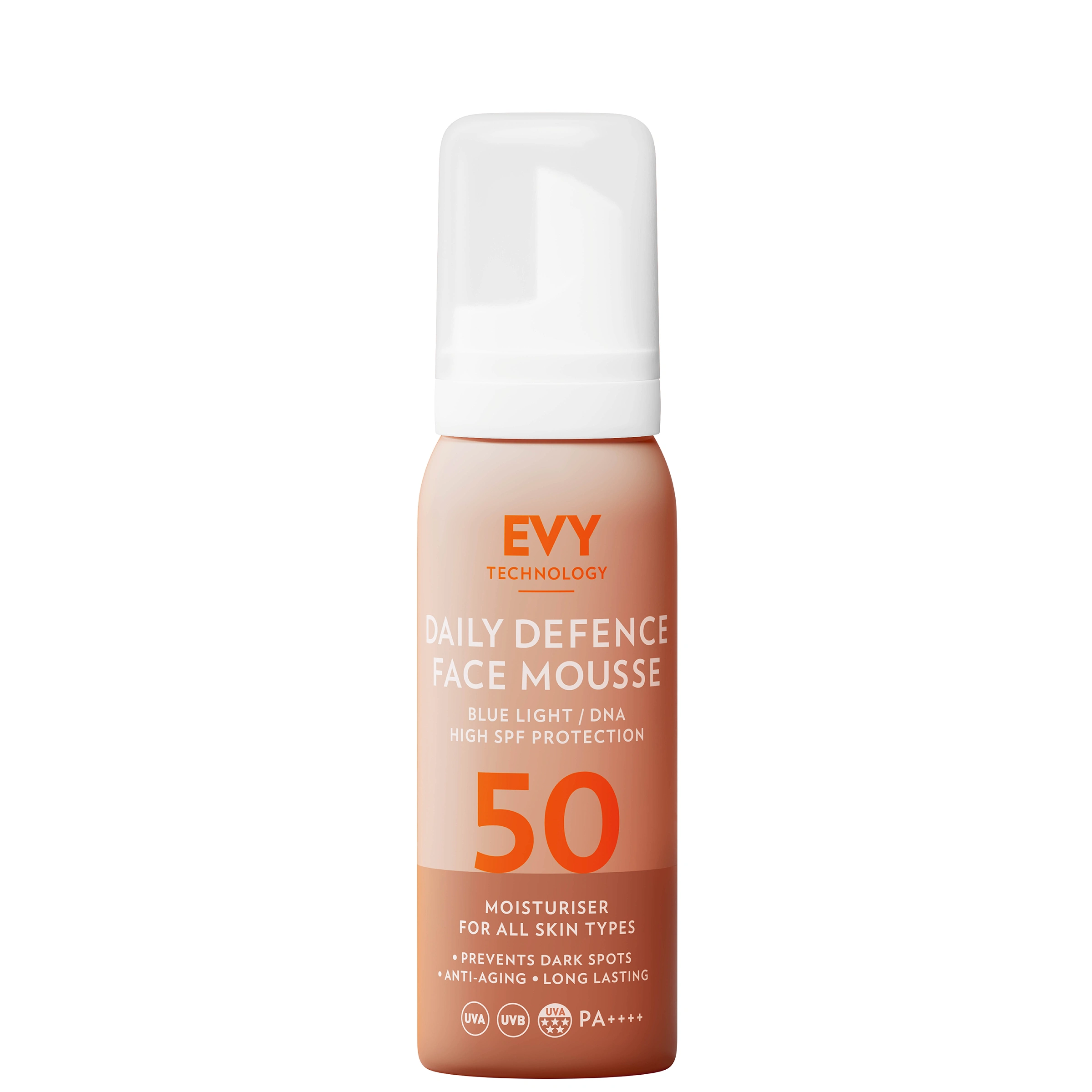 Evy Sun Daily Defense Face Mousse SPF50 75ml - Solskydd ansikte