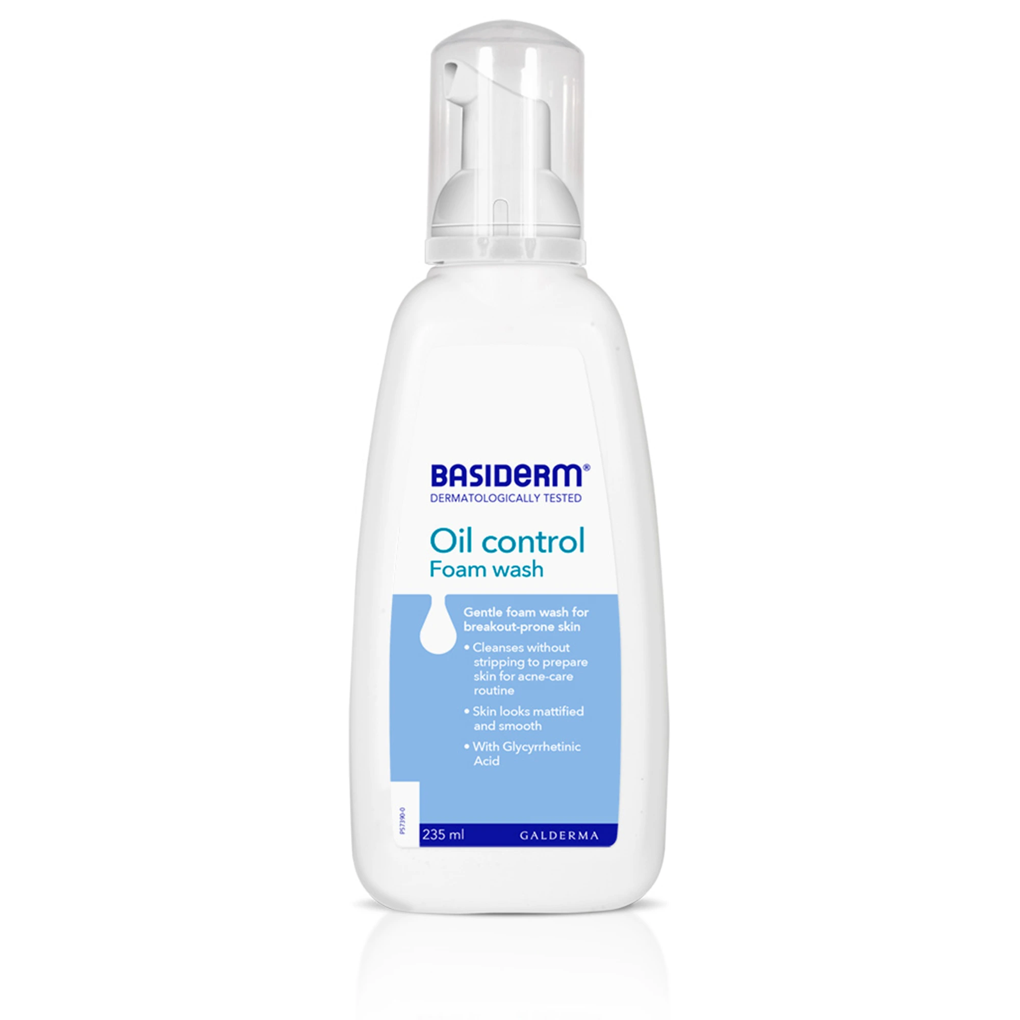 Basiderm Oil Control Foam Wash 235 ml