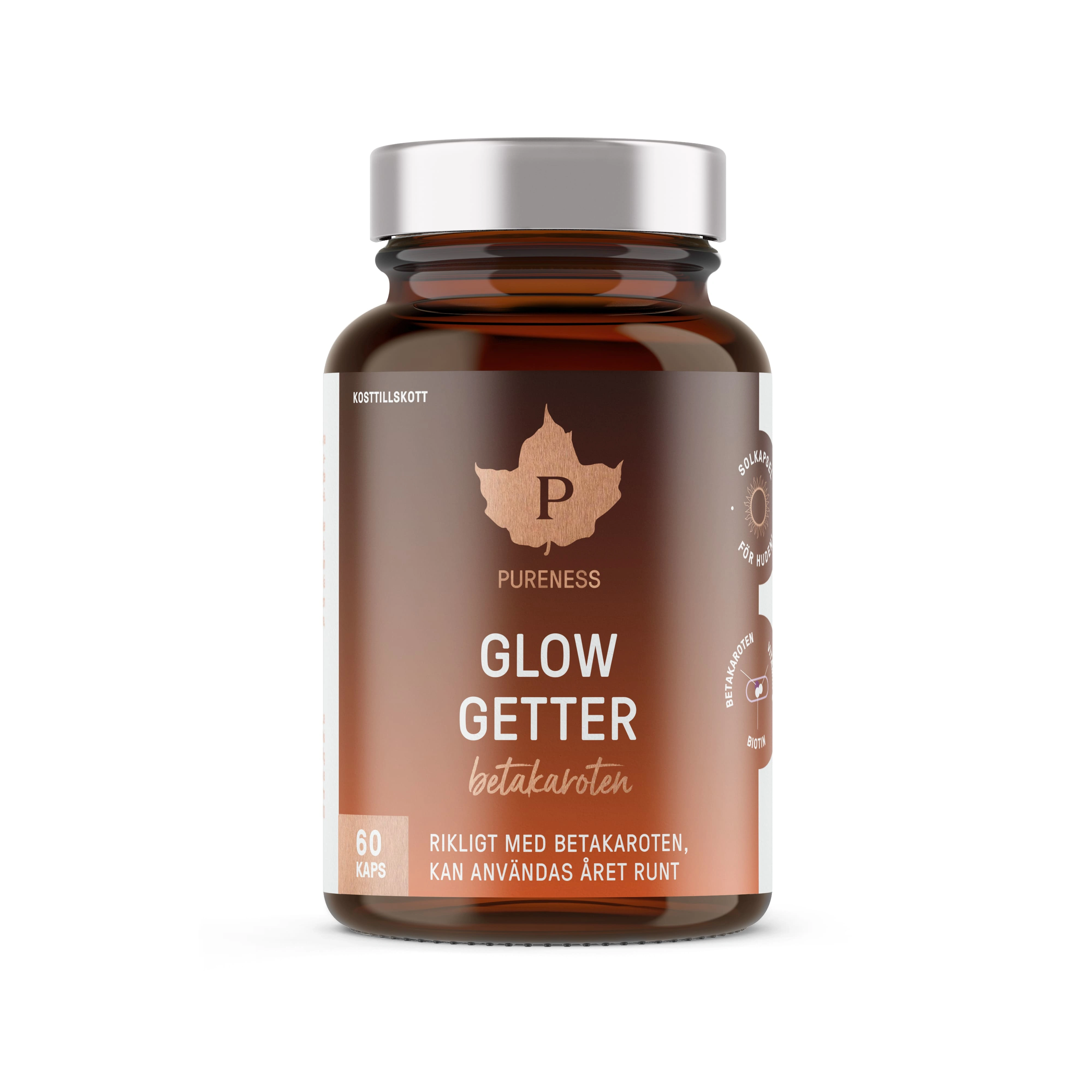 Pureness Glow Getter 60 kapslar - Kosttillskott för hår, hud & naglar