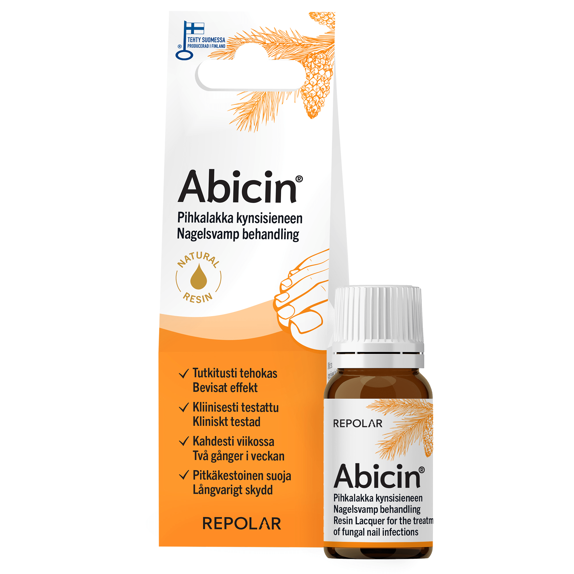 Repolar Abicin 30% Nagelsvampbehandling 10 ml - Nagelsvamp