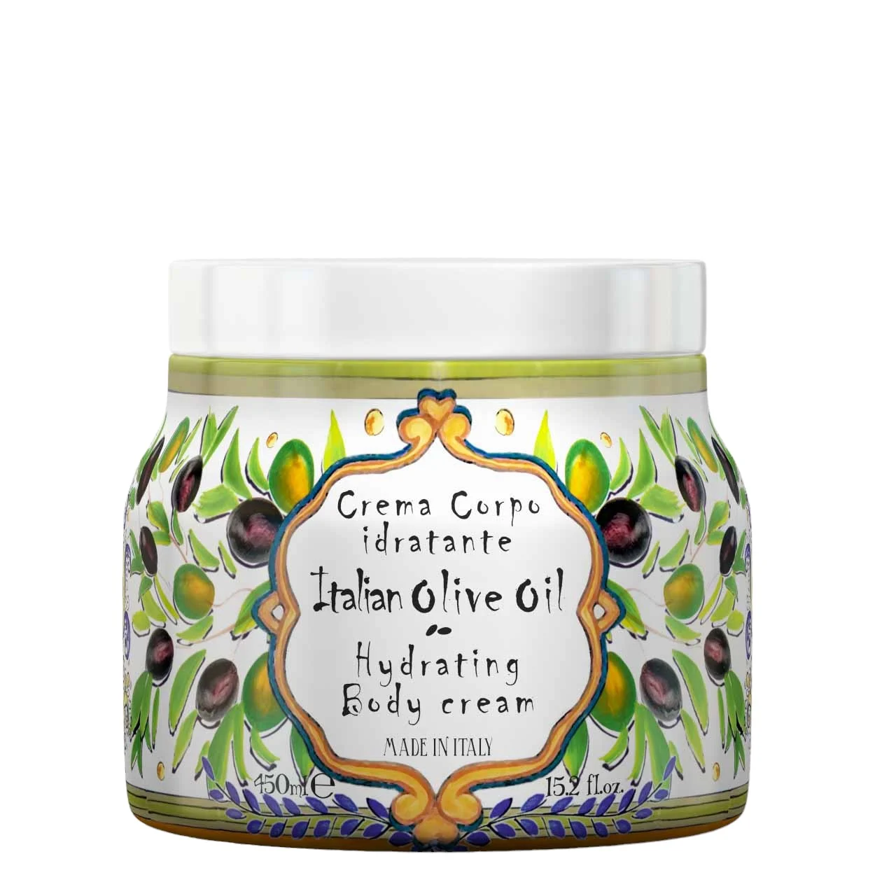 Rudy La Maioliche Body Cream Italian Olive Oil 450 ml - Hudkräm & bodylotion