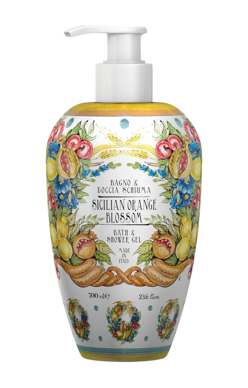 Rudy La Maioliche Bath & Shower Sicilian Orange Blossom 700ml - Badskum