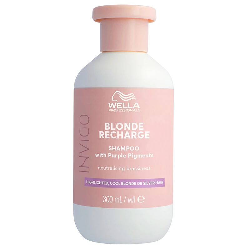 Wella Professionals Invigo Blonde Recharge Cool Blonde Shampoo 300 ml - Återfuktande schampo