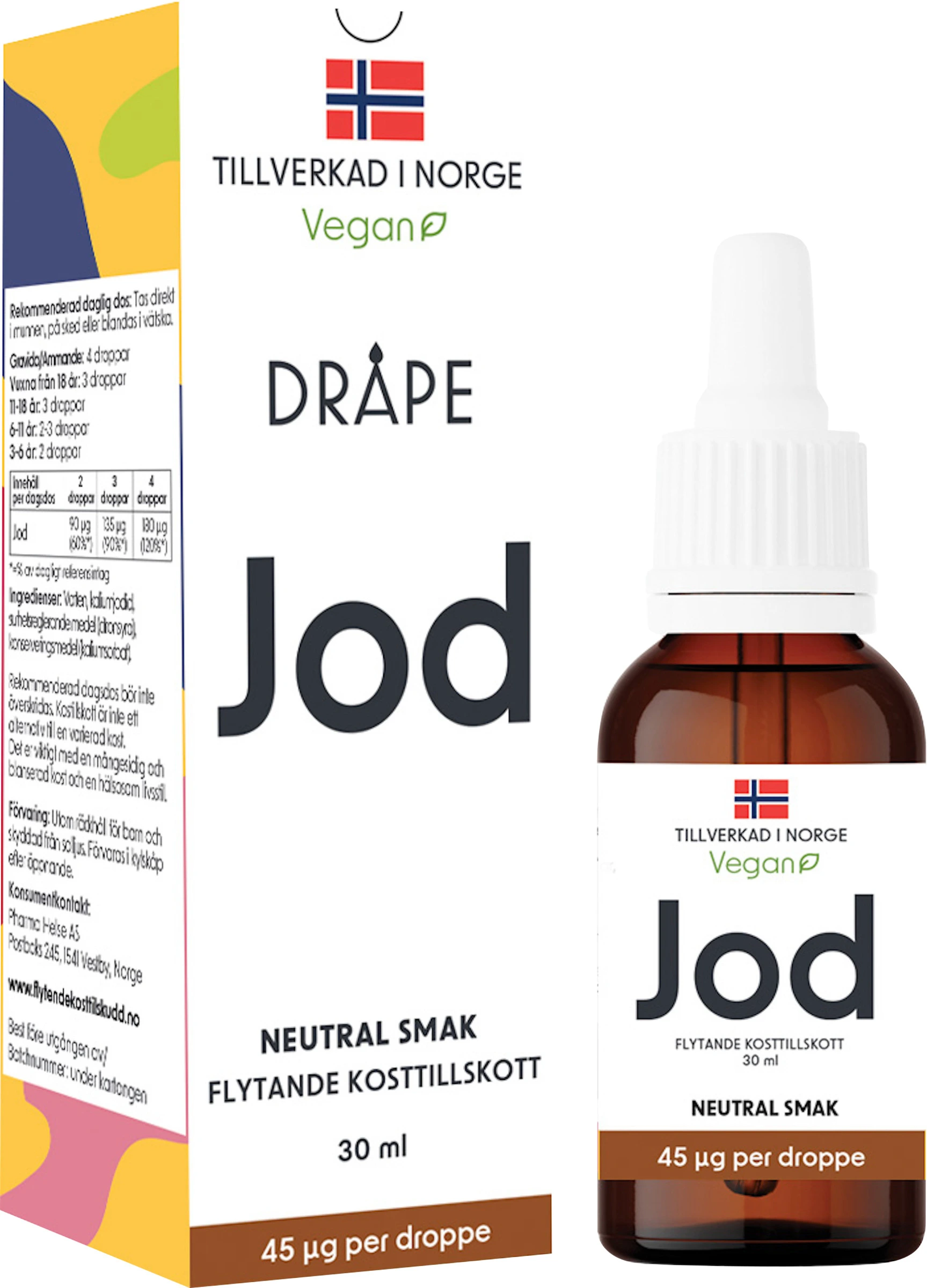 Dråpe Flytande Jod droppar 30 ml