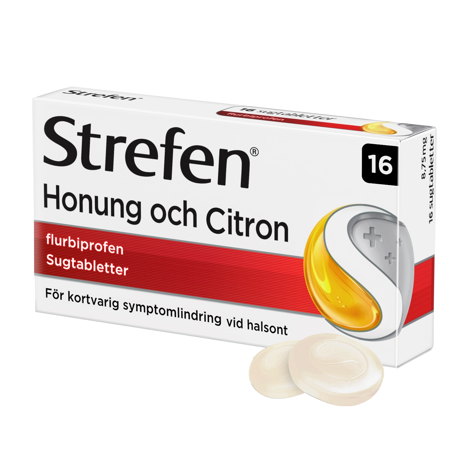 Honung & Citron Sugtabletter Flurbiprofen 8,75 mg 16 st