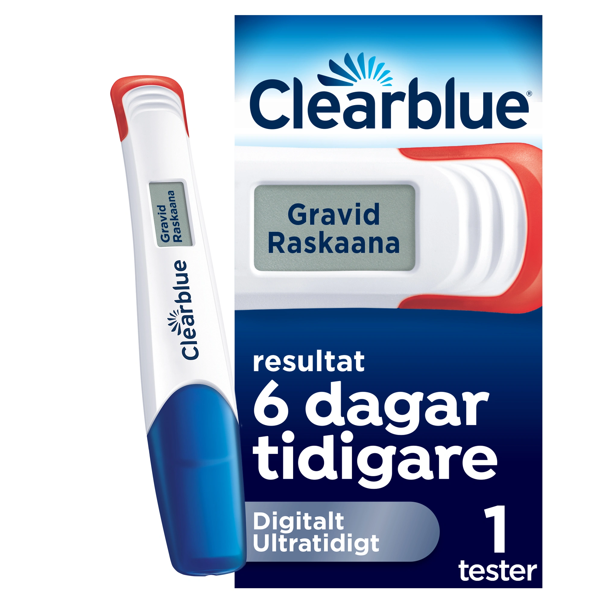 Clearblue Digitalt Ultratidigt Graviditetstest 1-pack - Graviditetstest