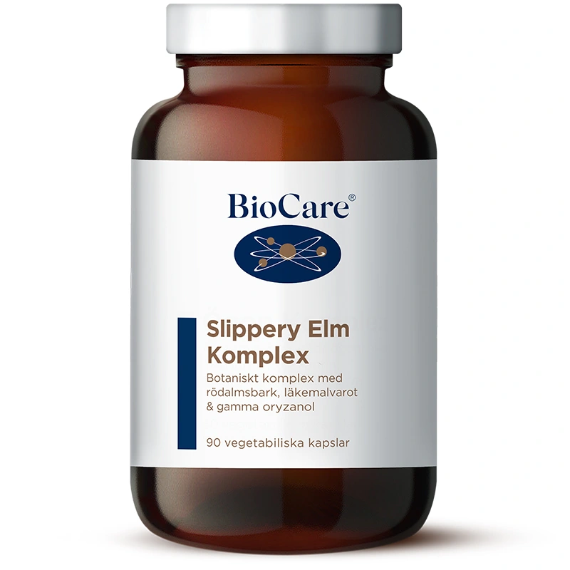 BioCare Slippery Elm Komplex 90 kapslar - Kosttillskott för mage