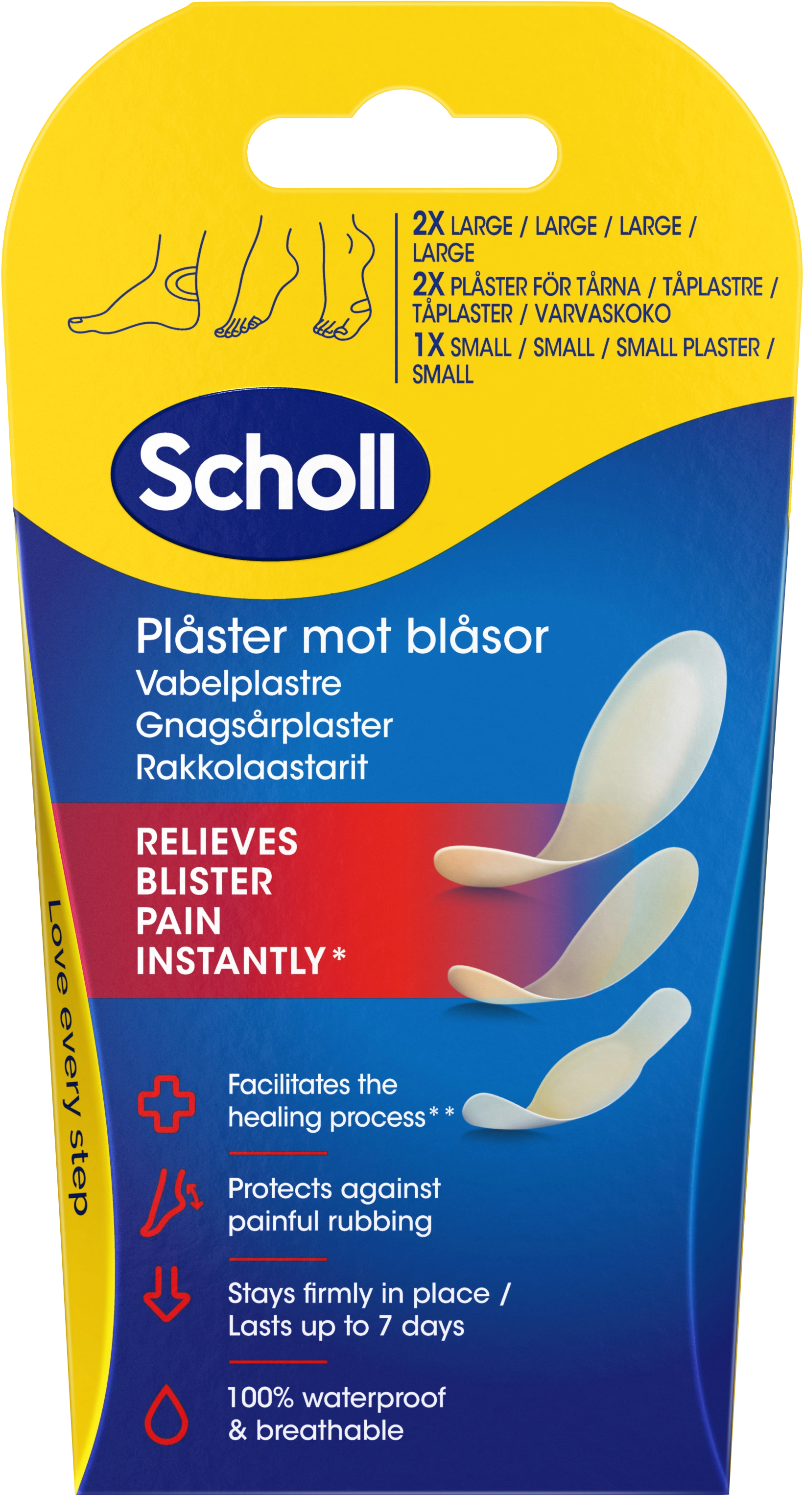 Scholl Blister Plasters Mixed - Skavsår & fotblåsor