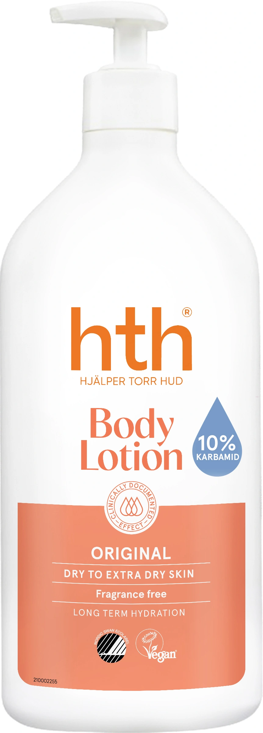 HTH Original Body Lotion med pump 400 ml - Karbamid