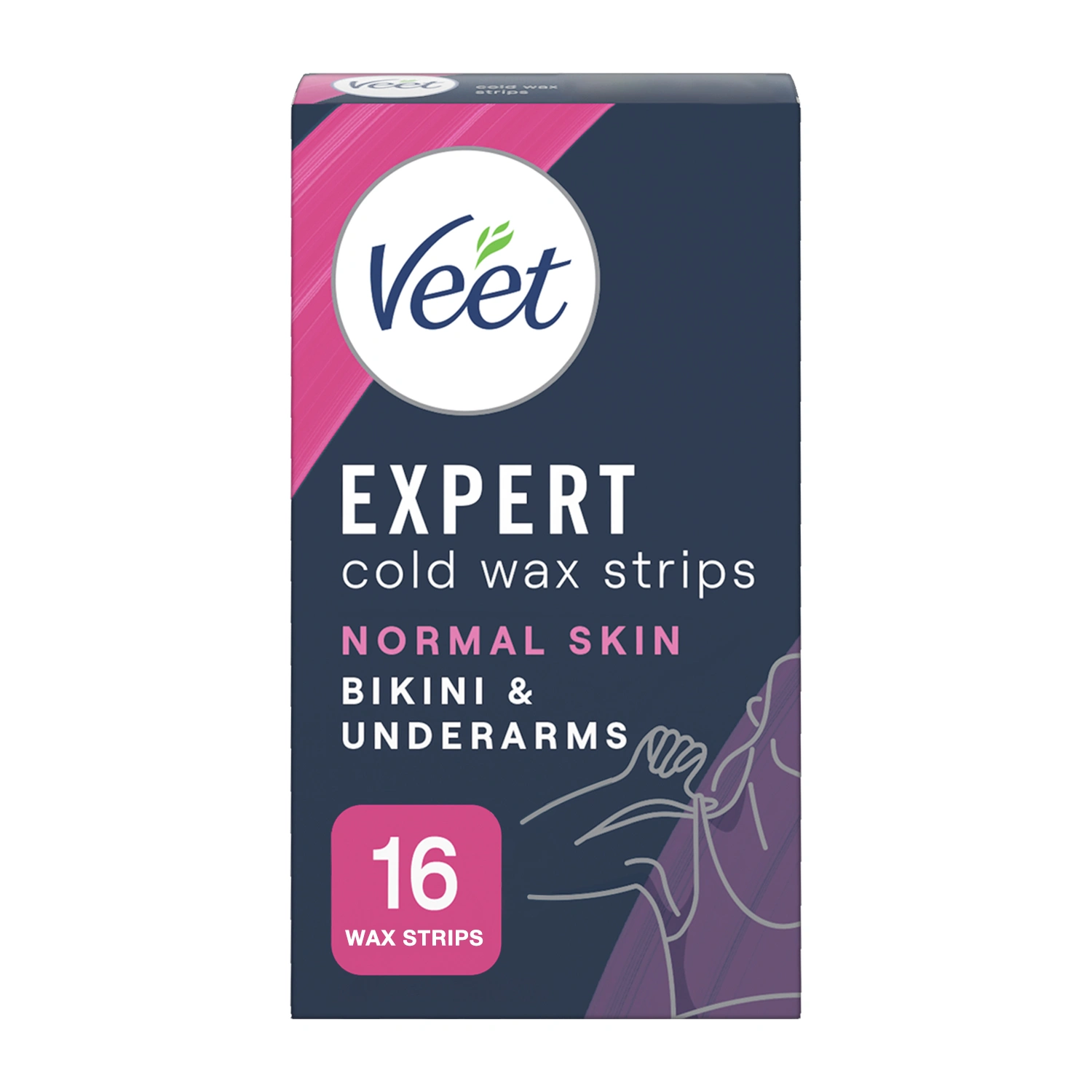 Veet Wax Strips Bikini 16 st - Vaxremsor