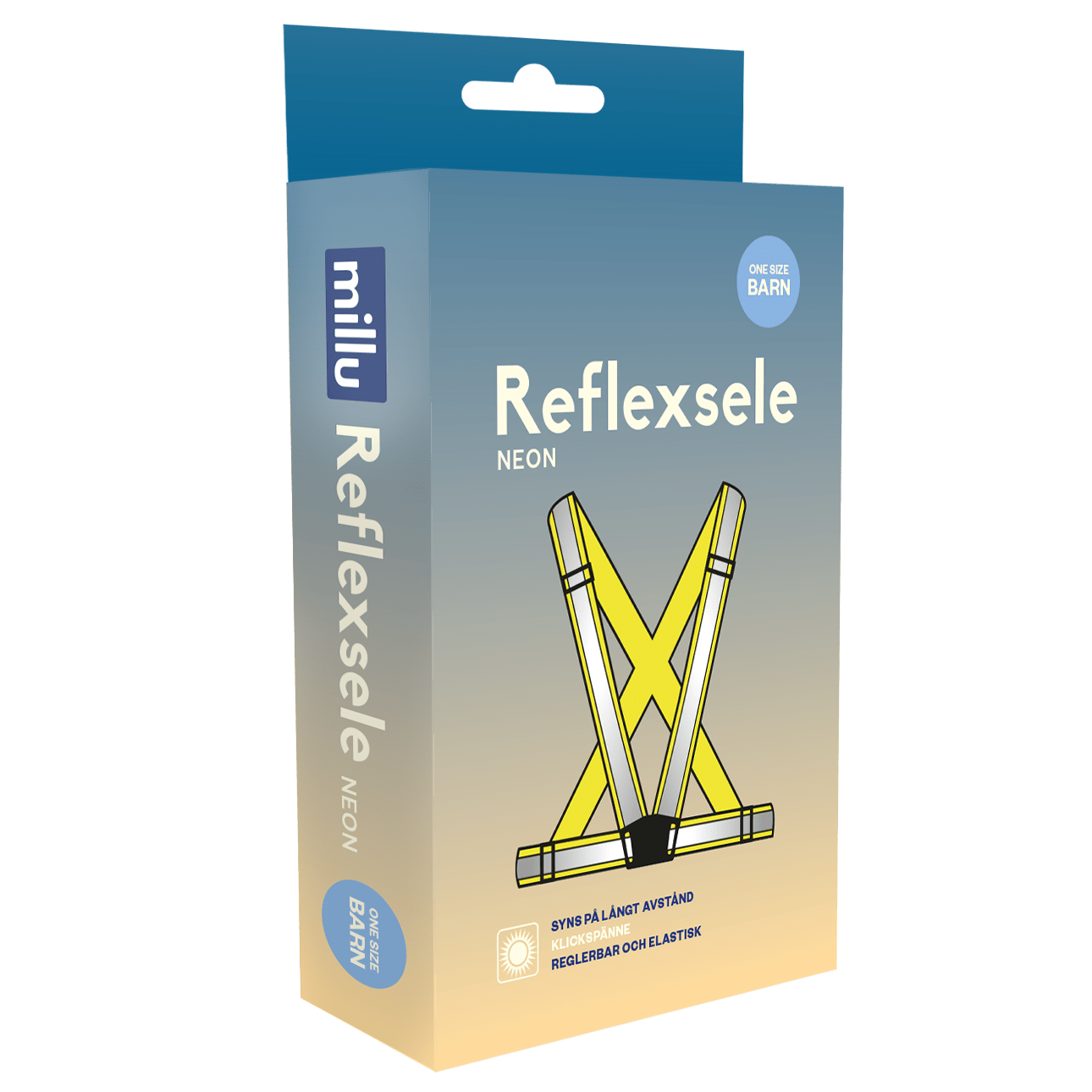 Millu Reflexsele Neon Barn 1 st - Reflexer