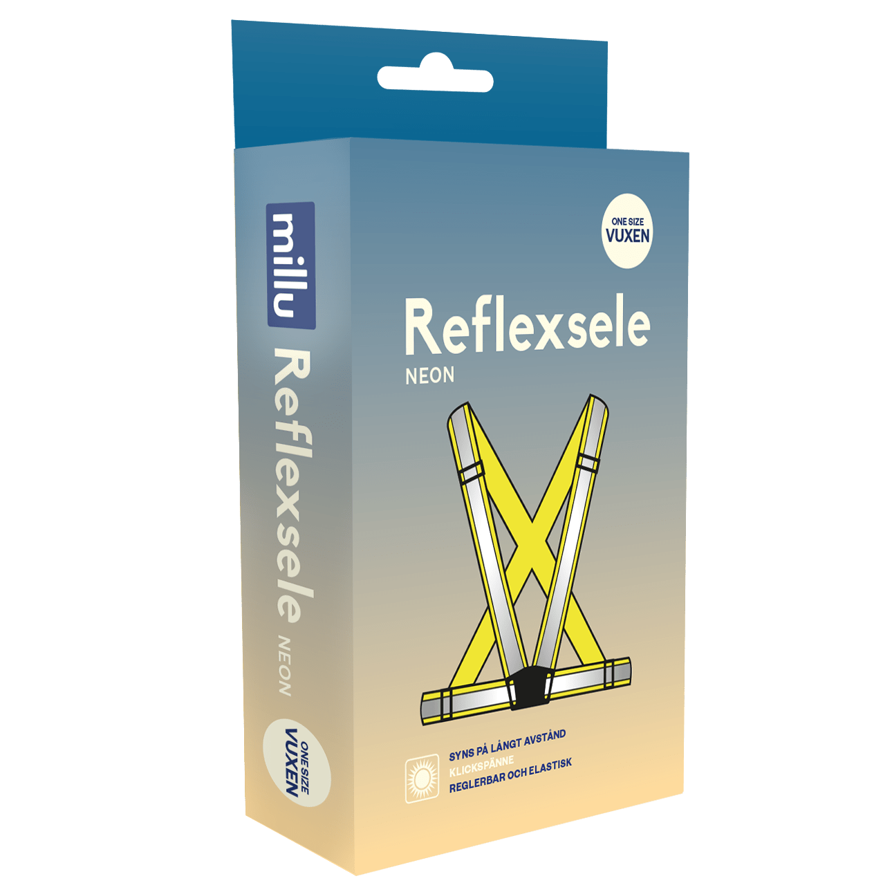 Millu Reflexsele Neon Vuxen 1 st - Reflexer