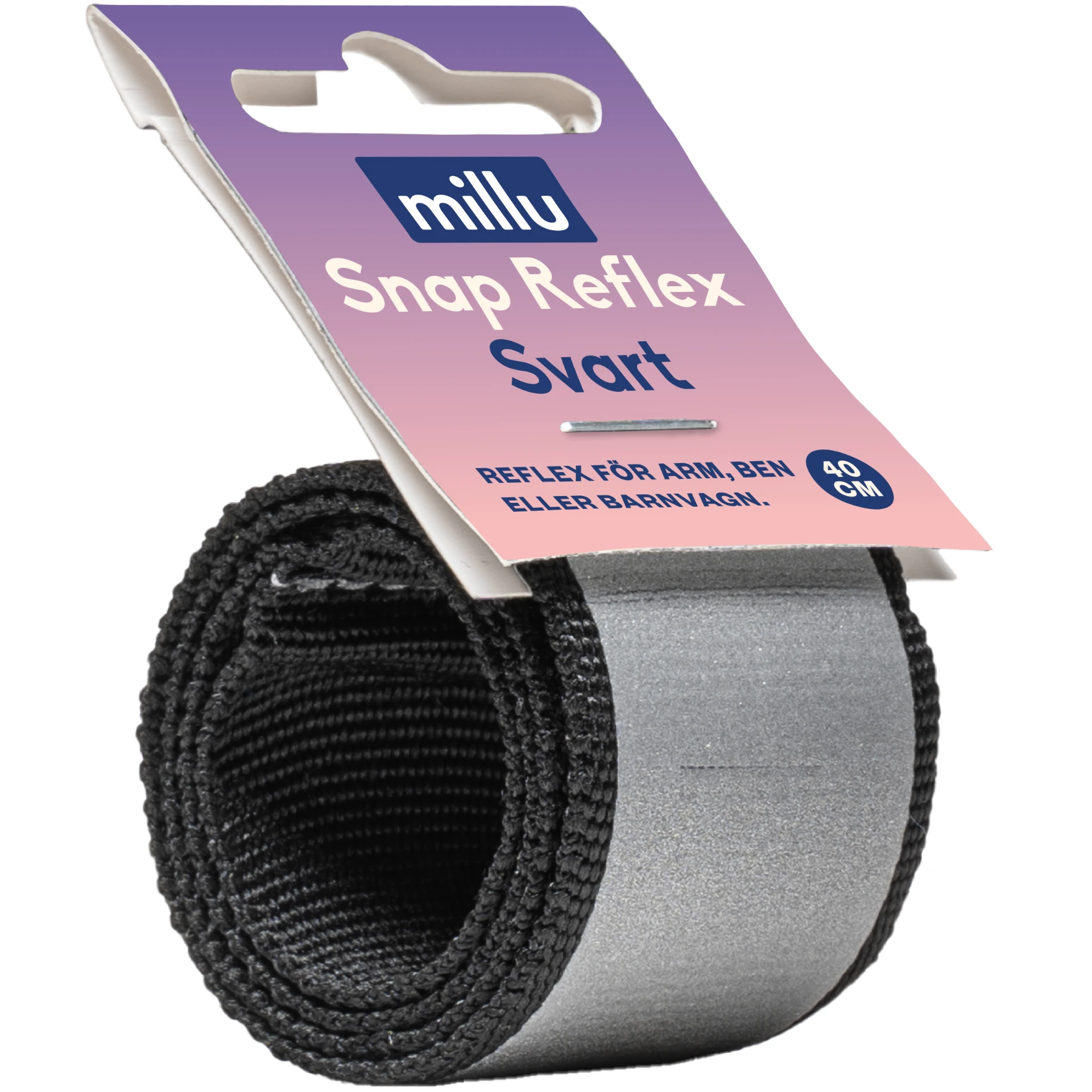 Millu Snap Reflex Svart 1 st - Reflexer