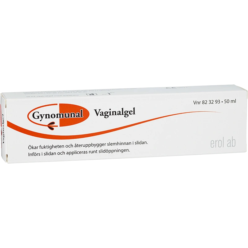 Gynomunal Vaginalgel med applikator 50 ml - Torra slemhinnor