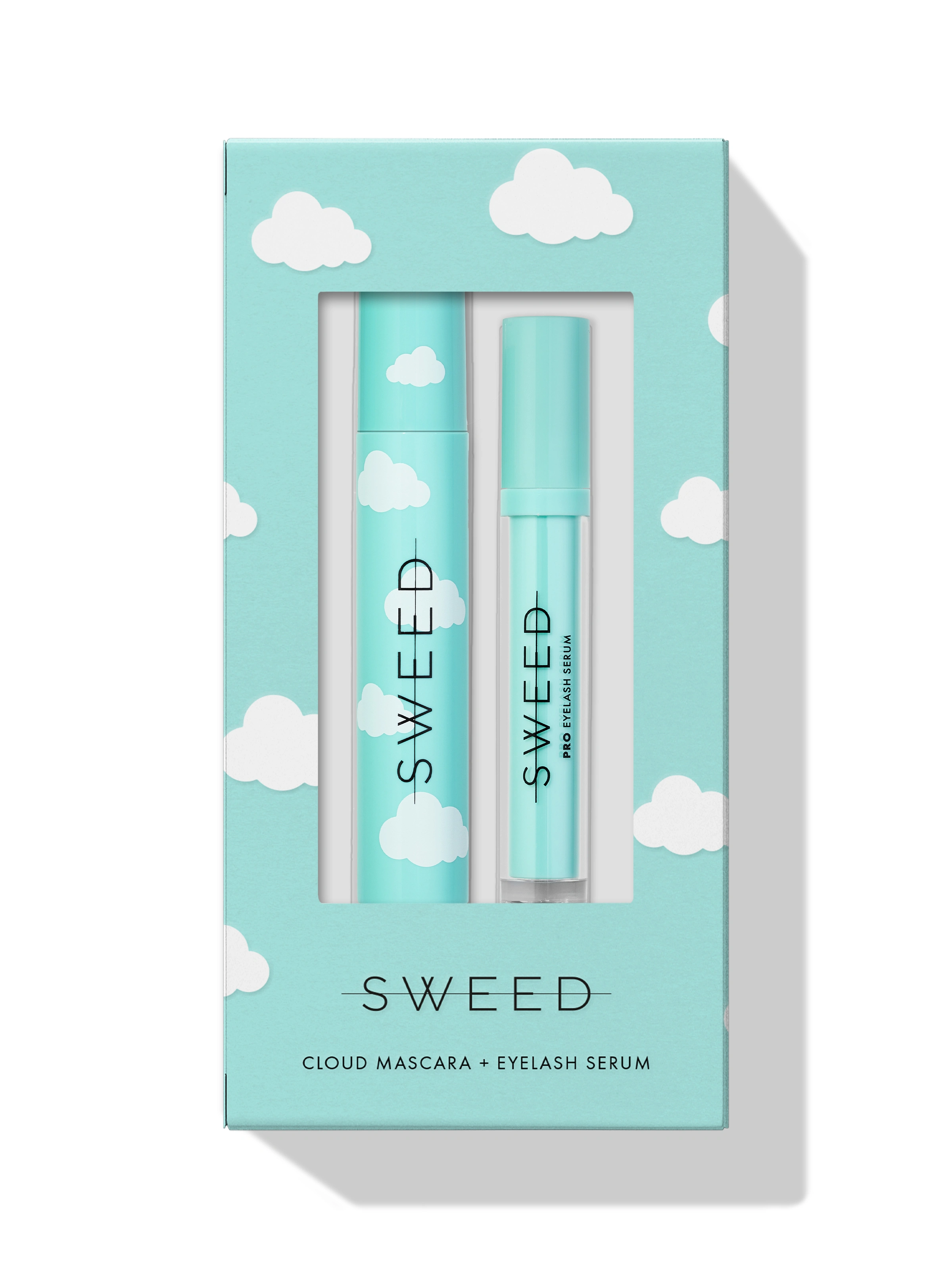 Sweed Powerduo: Cloud Mascara 12 ml + Serum 3 ml - Ögonfransserum