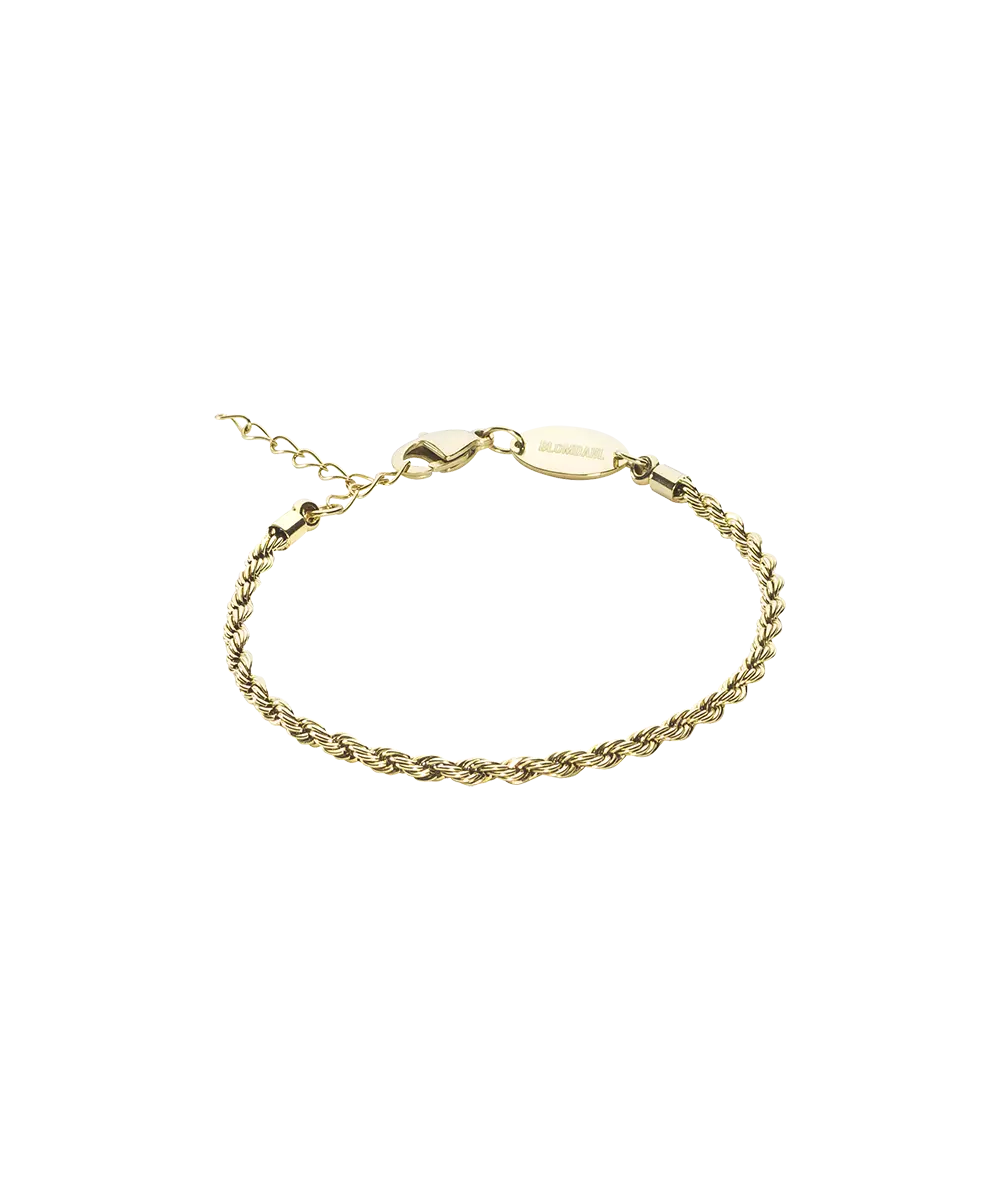 Blomdahl Armband Golden Twist 2,5 mm - Hudvänliga smycken