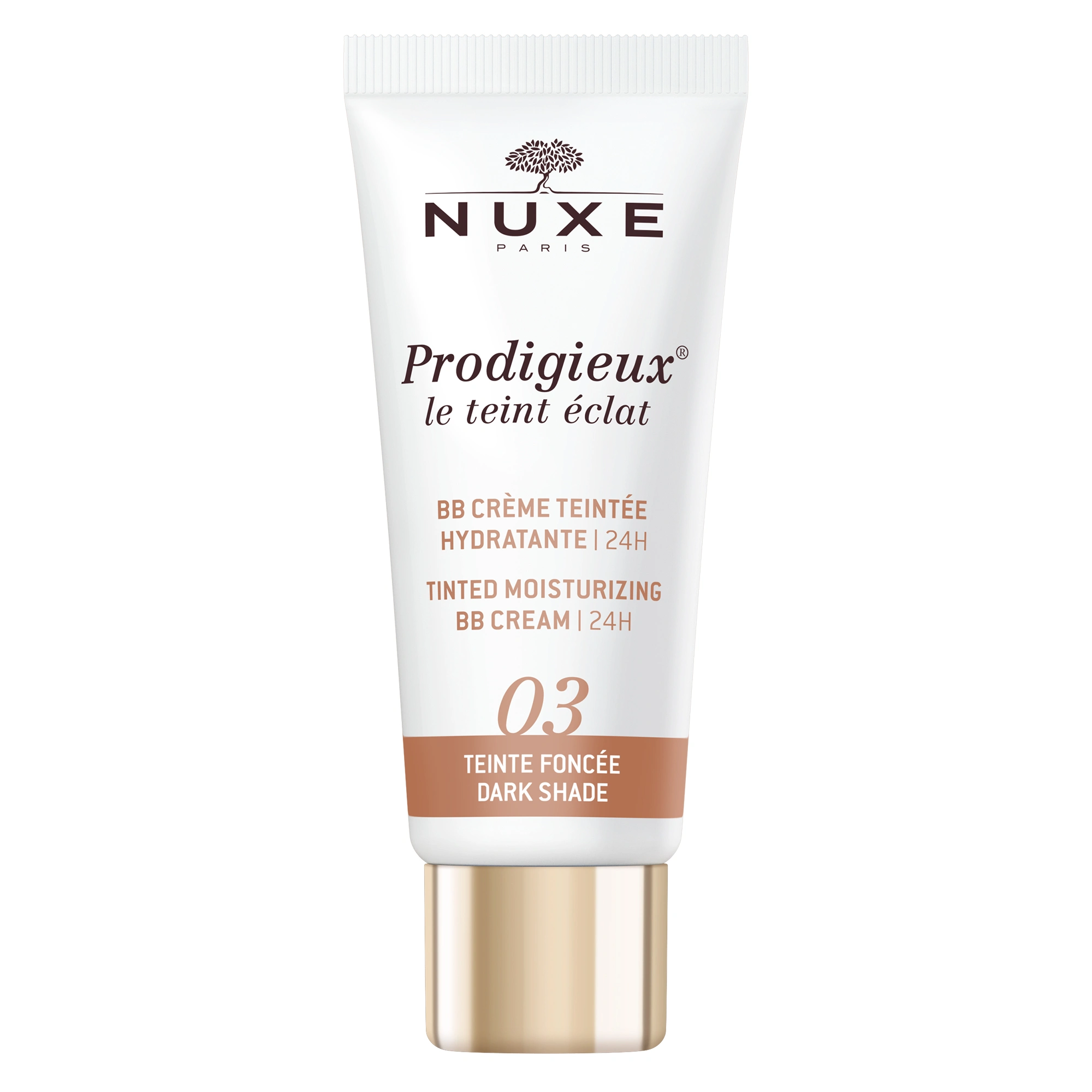 NUXE Tinted Moisturizing BB Cream 24H 30 ml Dark Shade - BB-cream