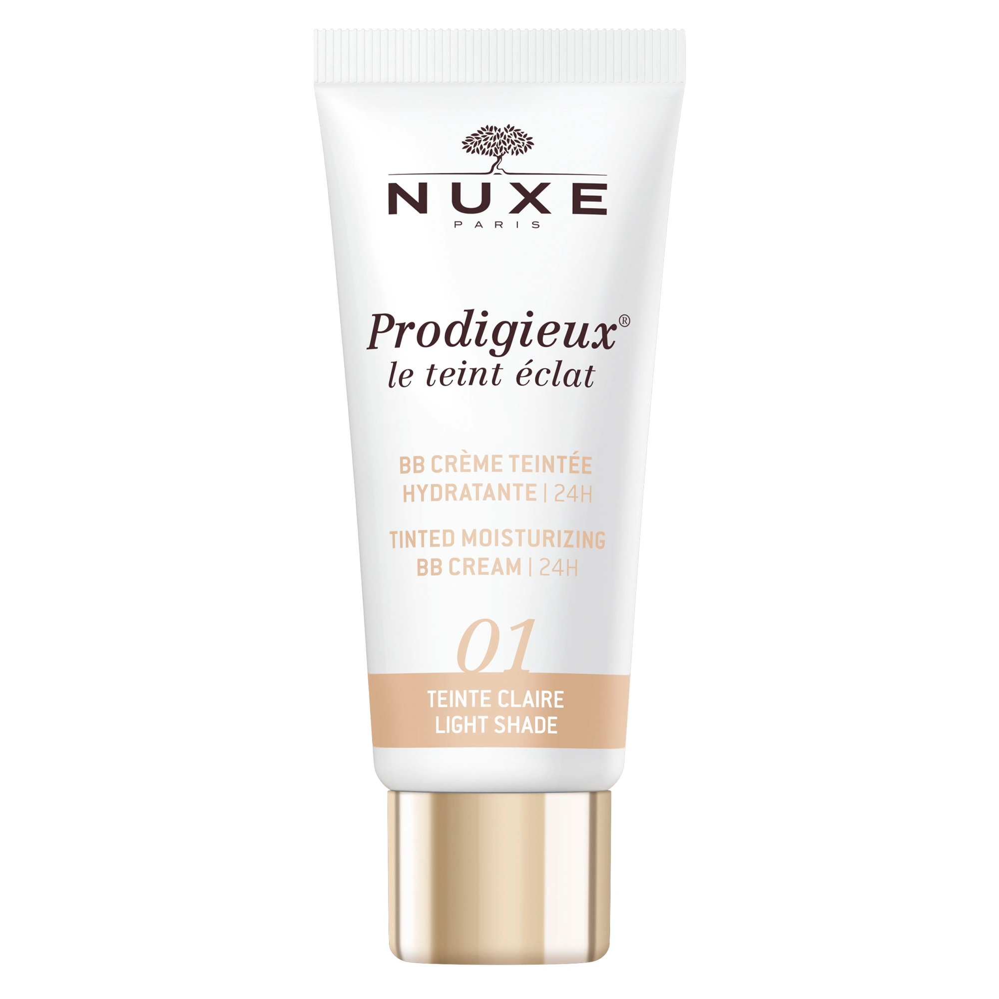 NUXE Tinted Moisturizing BB Cream 24H 30 ml Light Shade - BB-cream
