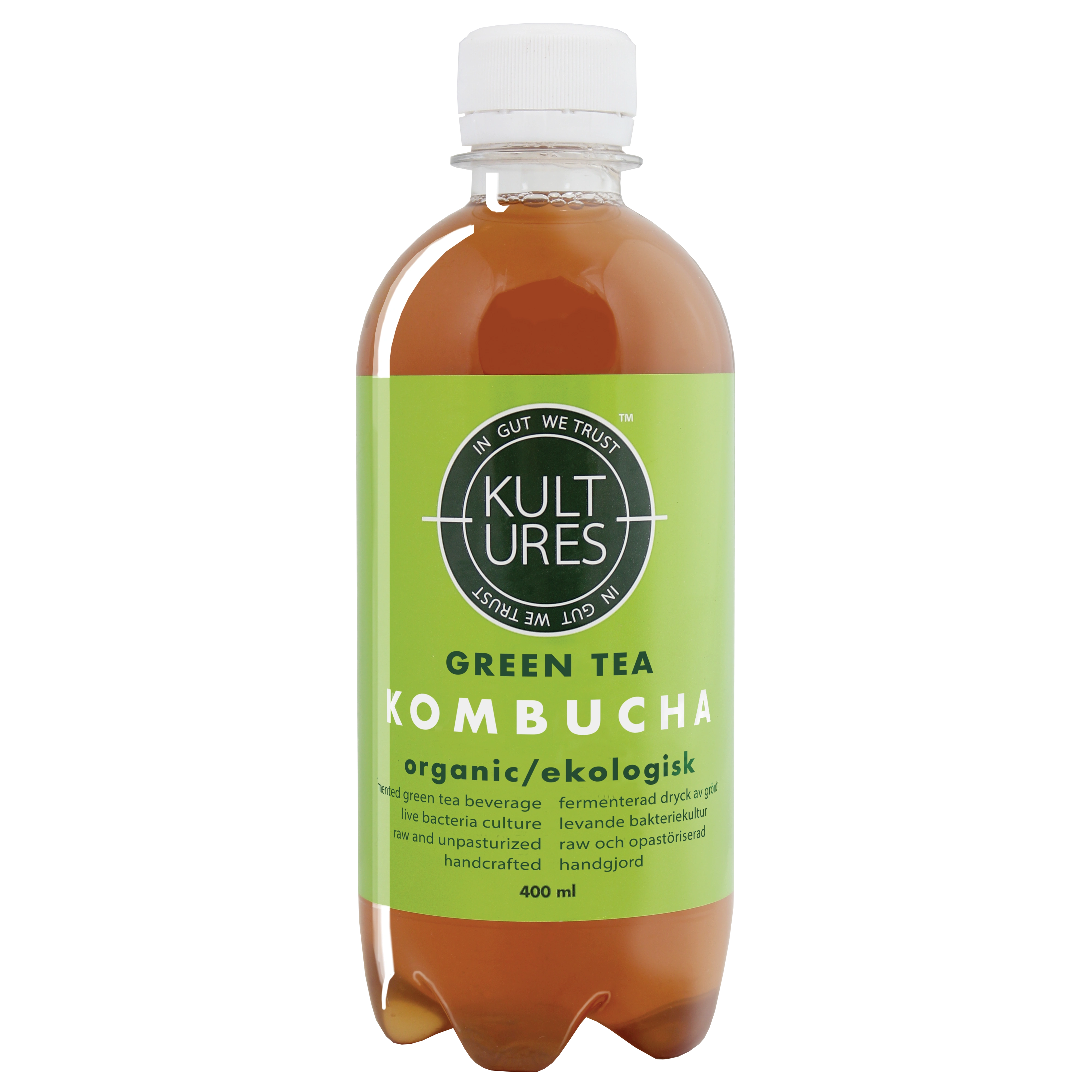 Kultures Kombucha Green Tea EU Organic 400 ml - Kombucha