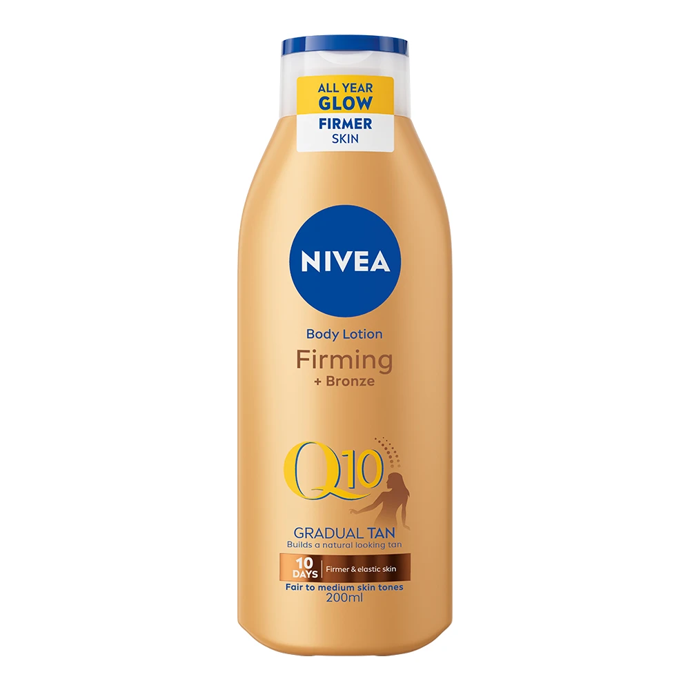Nivea Gradual Tan Q10 Body Lotion 200 ml - Brun utan sol lotion