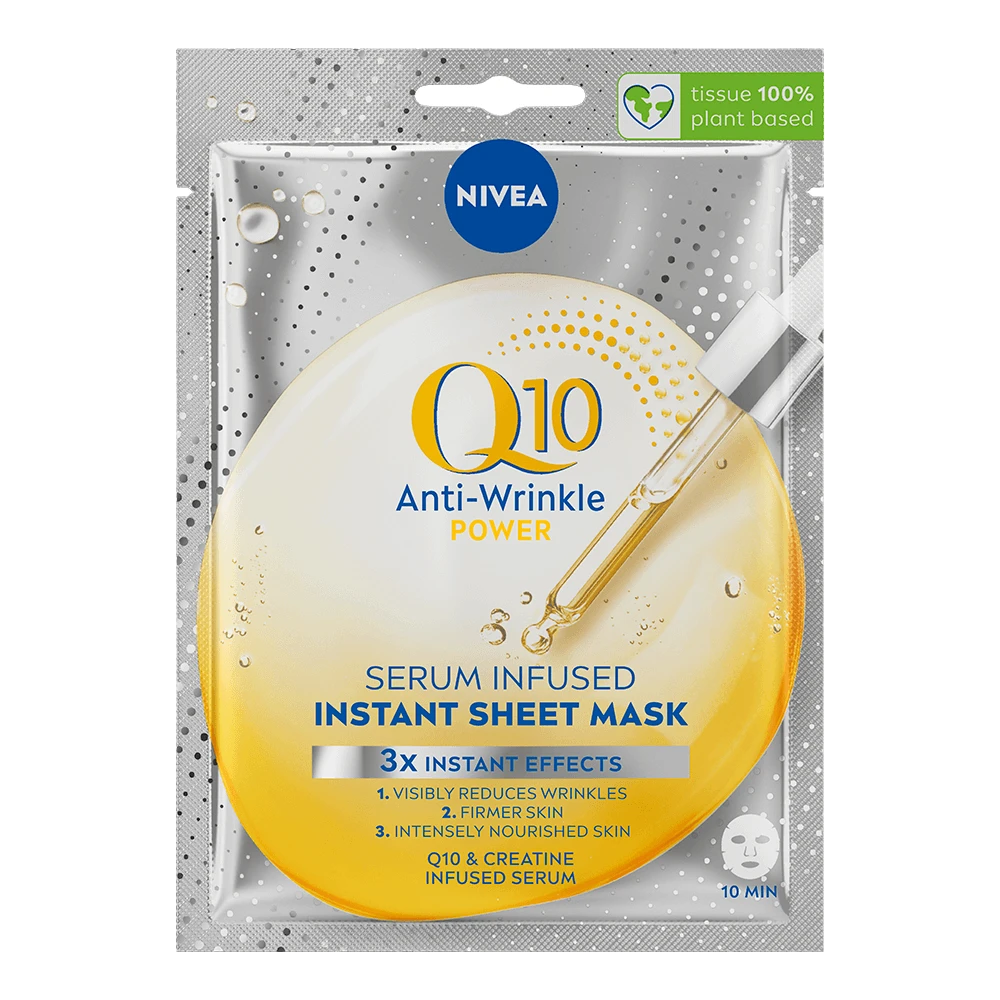 Nivea Q10 Anti-Wrinkle Power Sheet Mask 1 st - Sheet mask