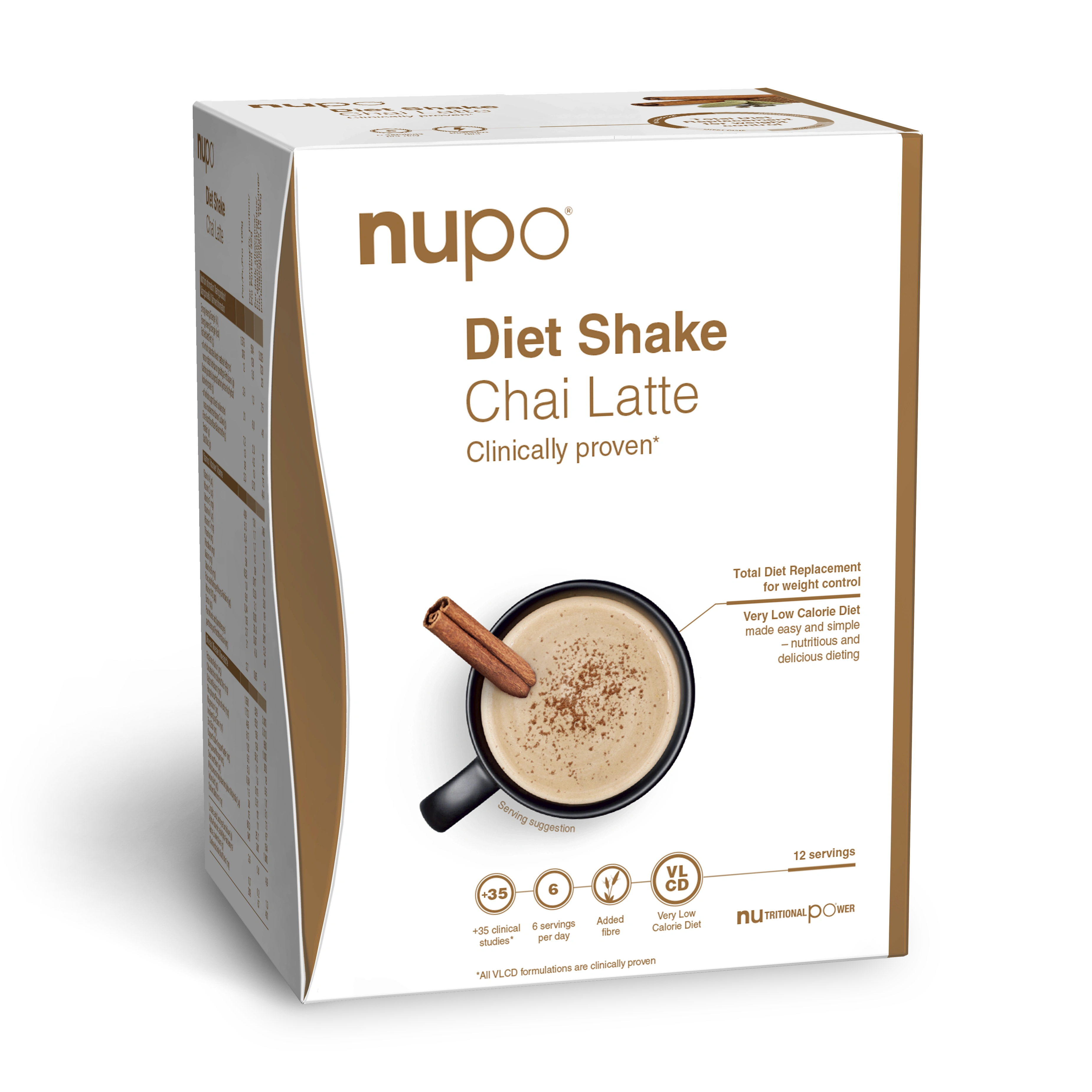 Nupo Diet Shake Chai Latte 12 portioner - Diet shakes