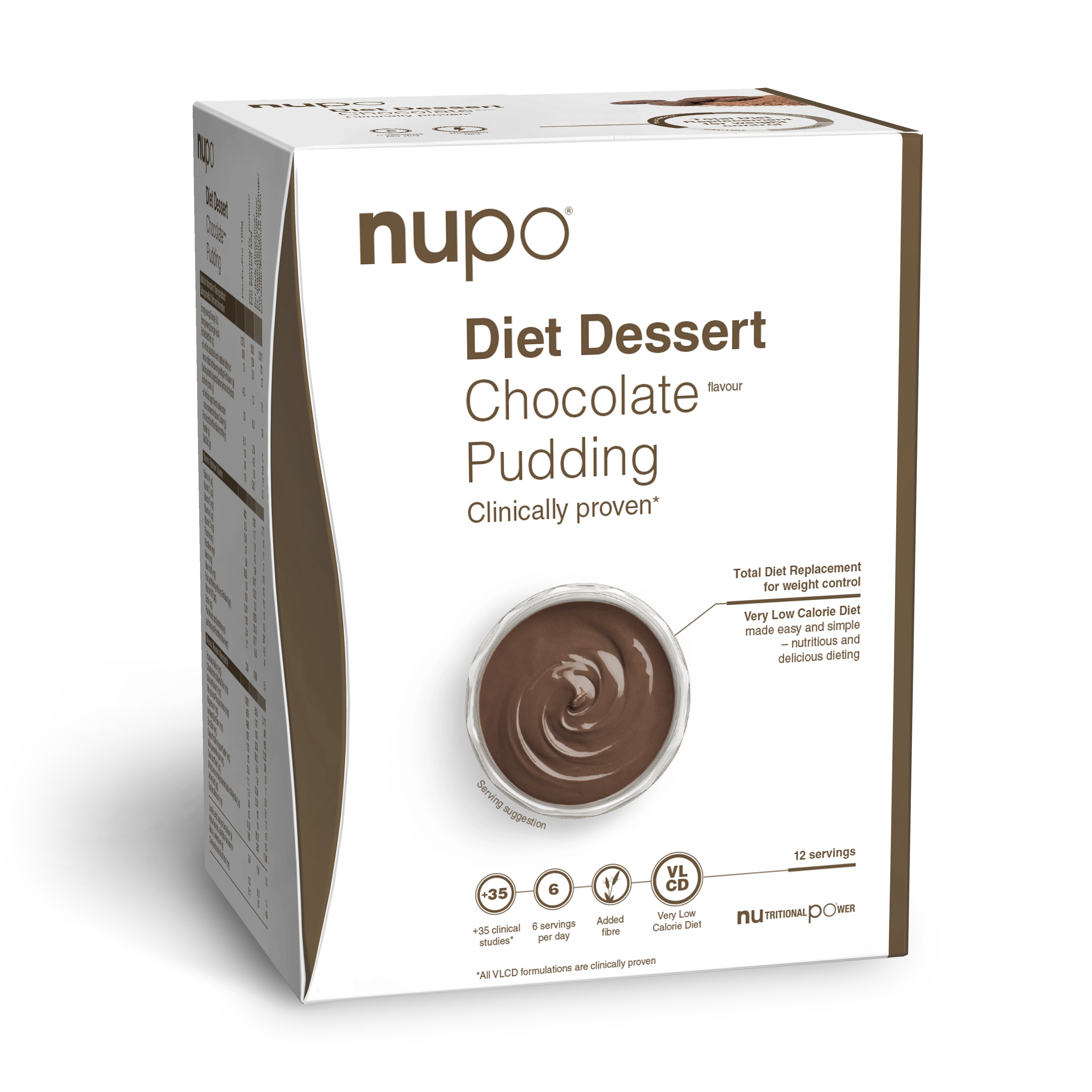 Nupo Diet Dessert Chocolate Pudding 12 portioner - Måltidsersättning