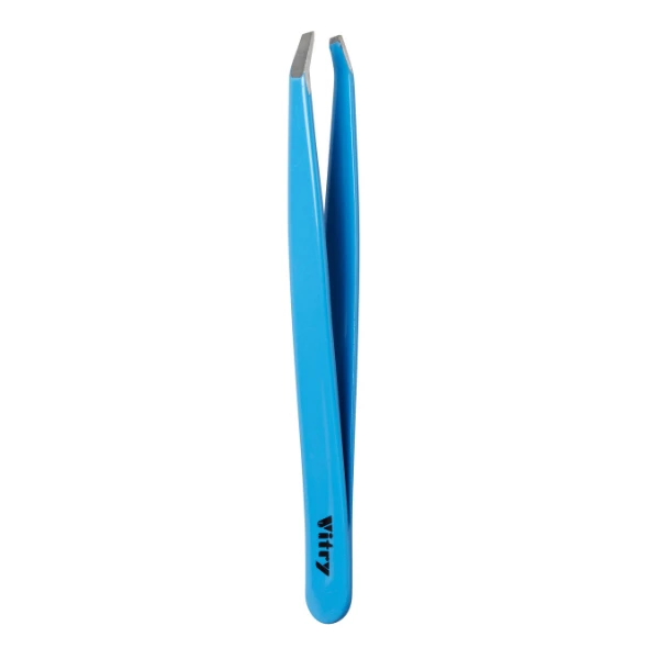 Vitry Professional Tweezer Crab End Blue - Pincetter