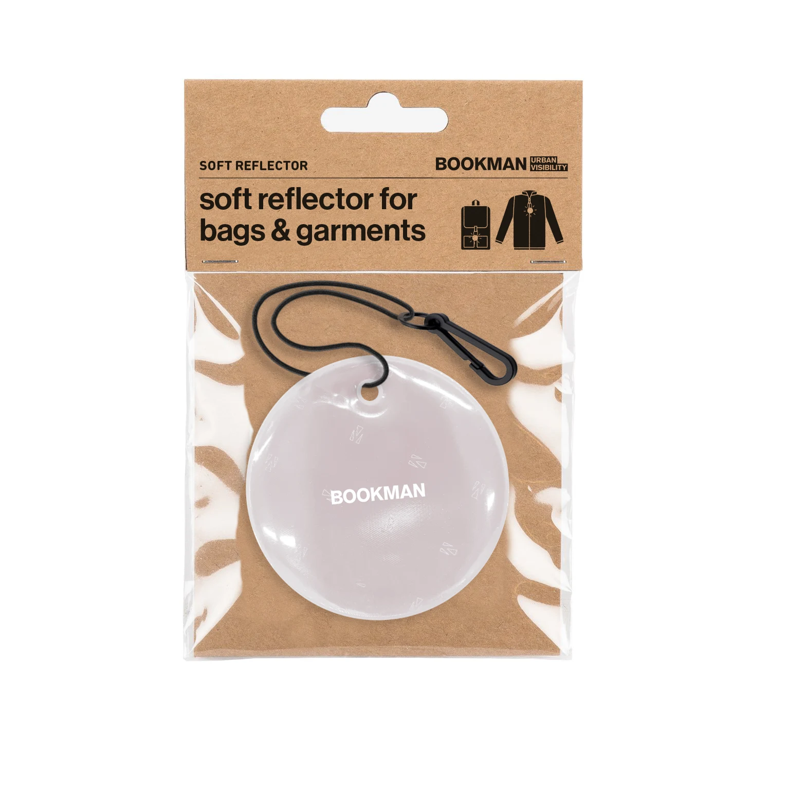 Bookman Hanging Reflectors Circle White - Reflexer