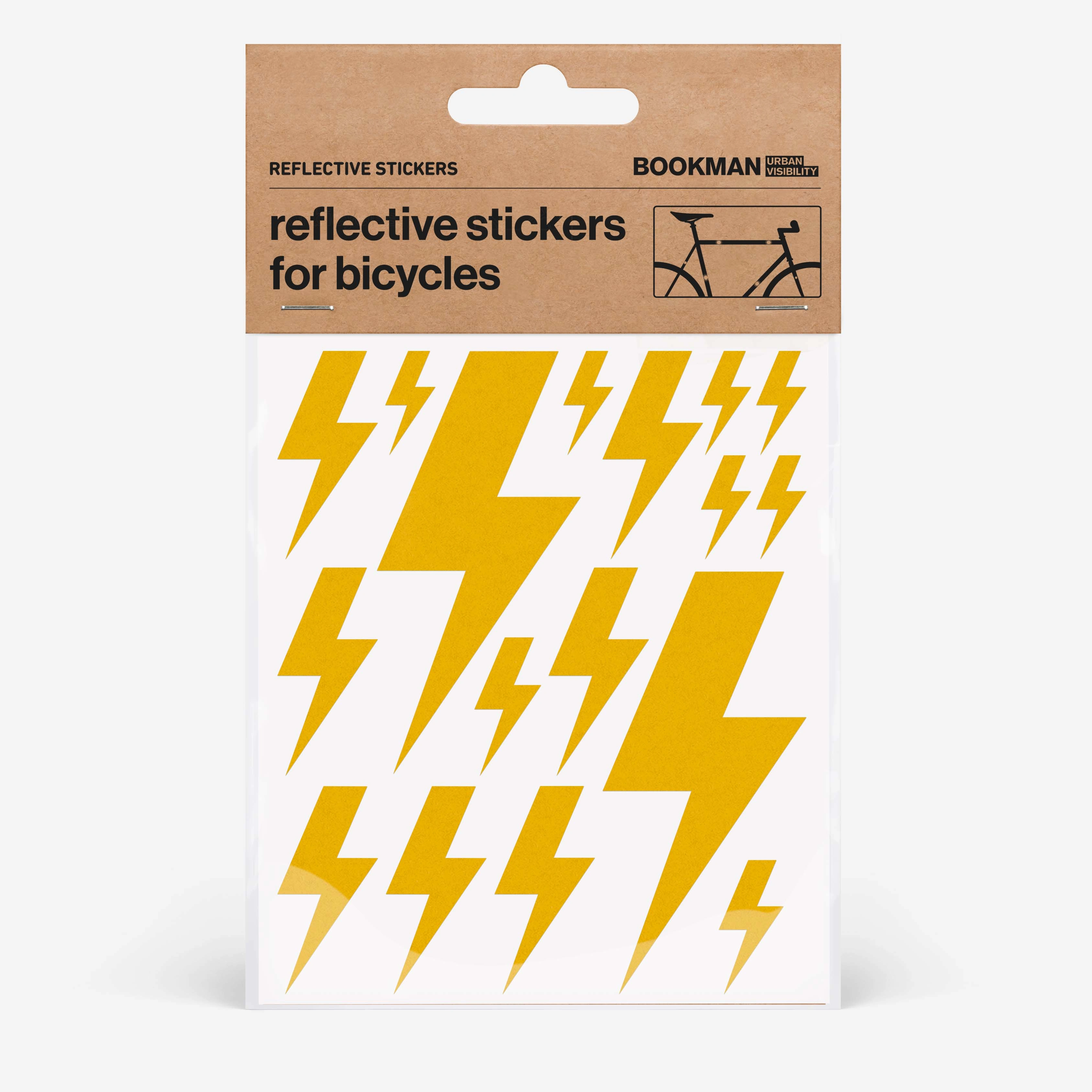 Bookman Reflective Stickers Flash Yellow - Reflexer