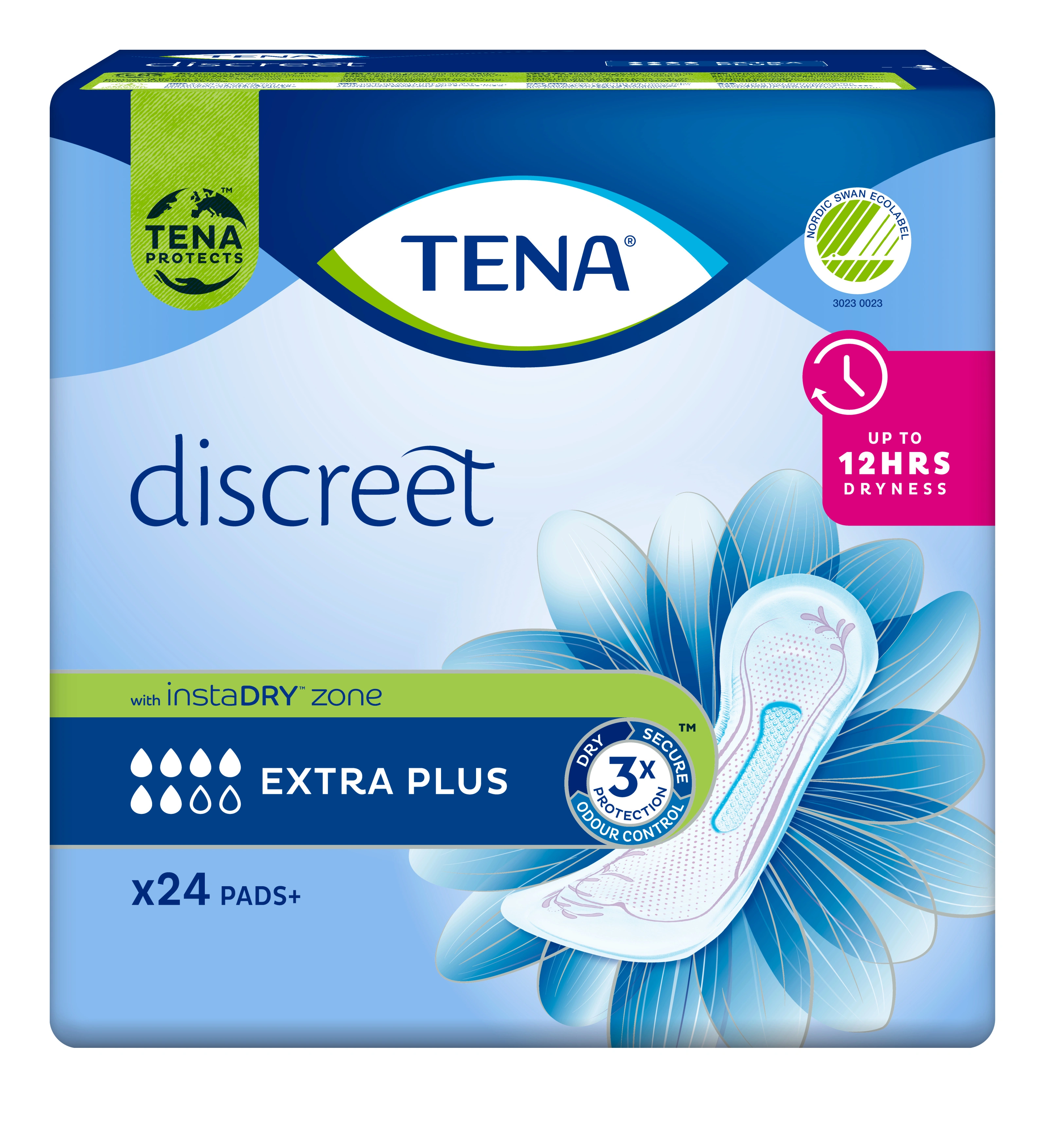 TENA Discreet Extra Plus Instant Dry 24 st - Urinläckage & inkontinens