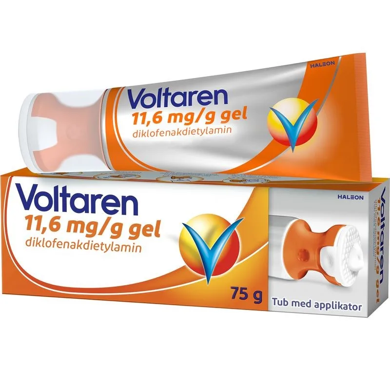 Voltaren Gel 11,6 mg/g Tub med applikator, 75 g - Muskelvärk & träningsvärk