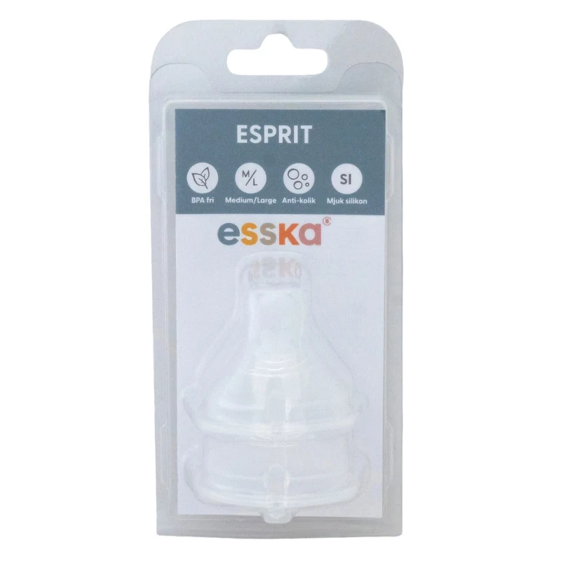ESSKA Esprit Dinapp Anti-Kolik Medium/Large 2 st - Tillbehör nappflaskor