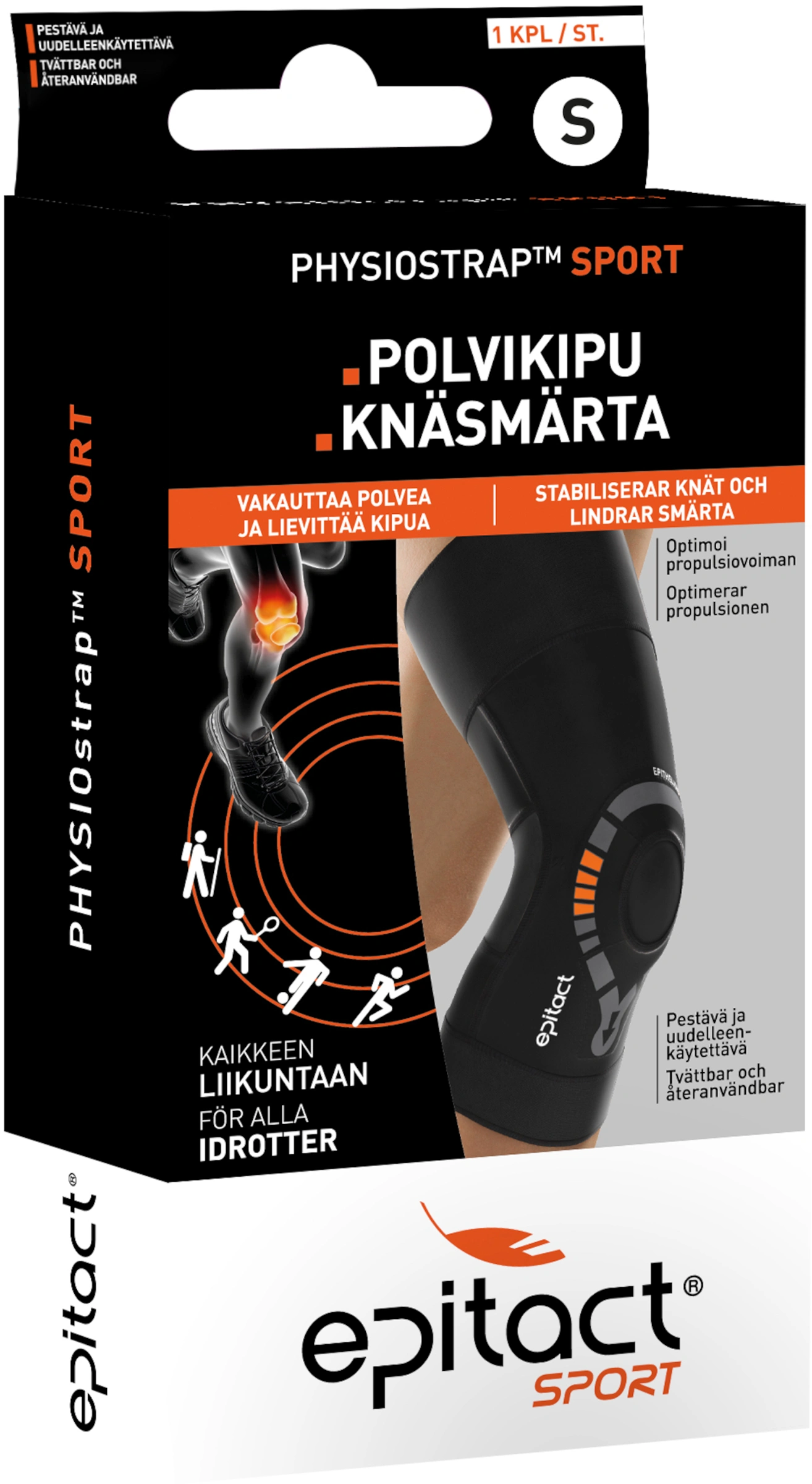 Epitact Physiostrap Sport Knästöd S - Ledvärk & artros
