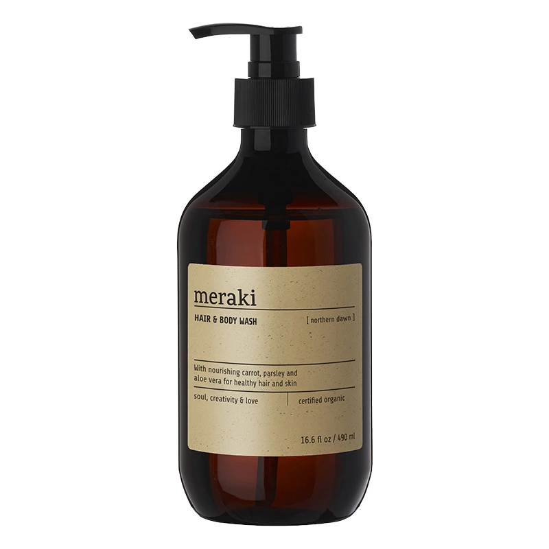 Meraki Hair & Body Wash Northern Dawn 490 ml - Ekologiskt schampo