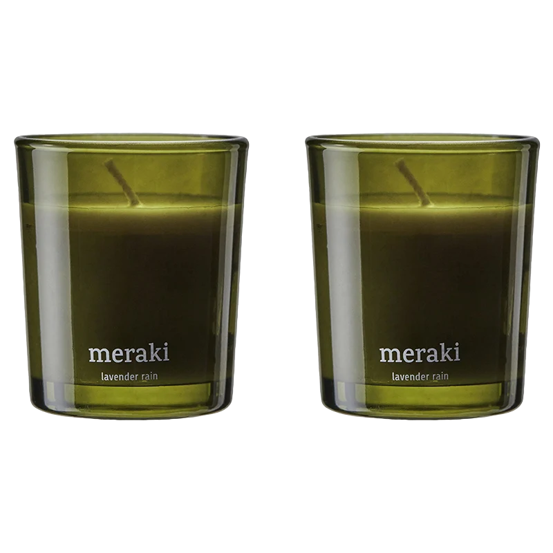 Meraki Doftljus Lavender Rain 2x60g - Doftljus