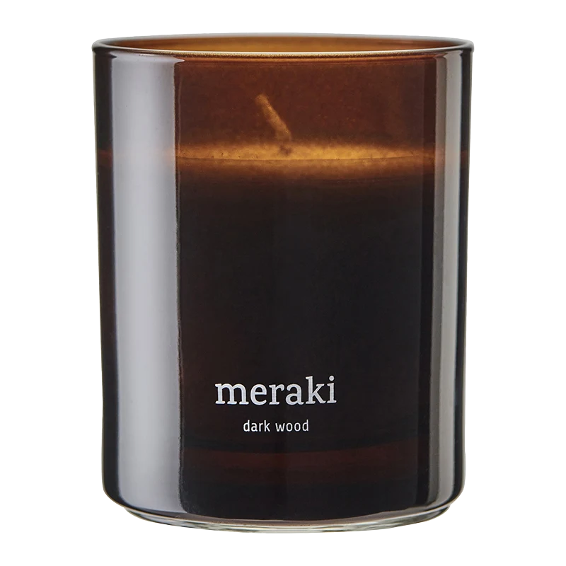 Meraki Doftljus Dark Wood 200g - Doftljus
