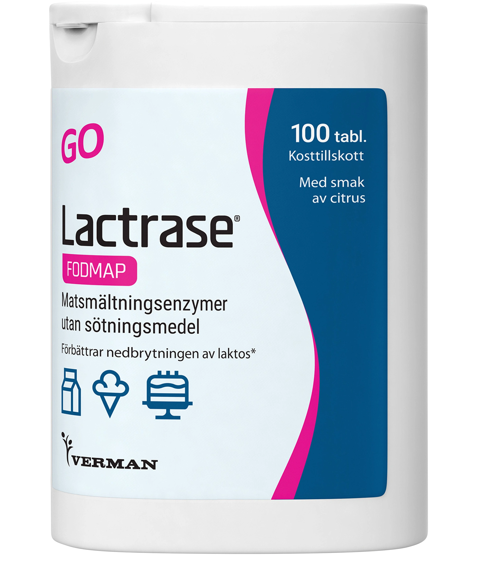 Lactrase FODMAP 100 st - Matsmältning & enzymer