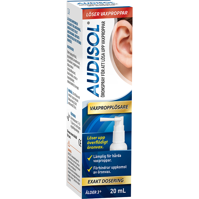 Audisol Vaxpropplösare 20ml - Vaxpropp
