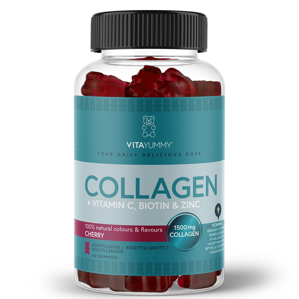 VitaYummy Collagen Cherry 60 st - Kollagen
