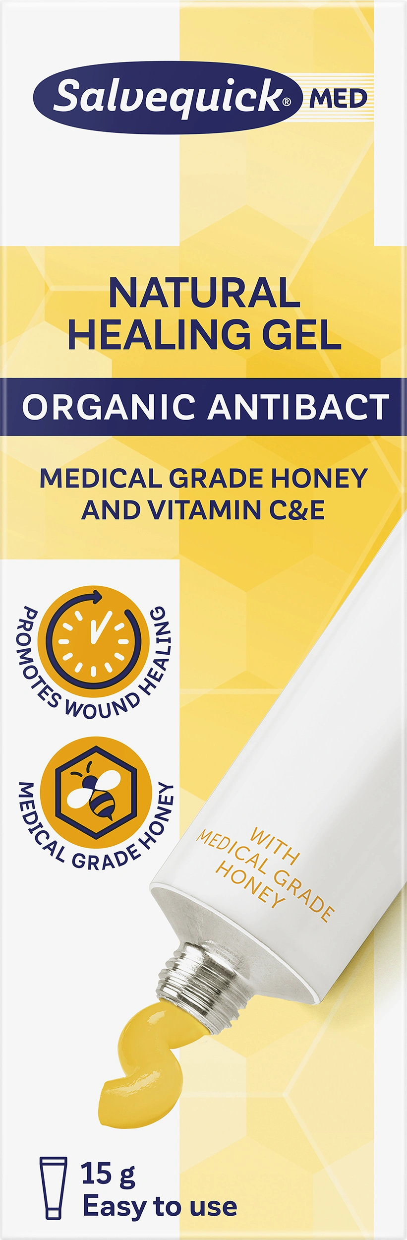SalvequickMED Natural Healing Gel 15 g - Sårvård, bett & stick