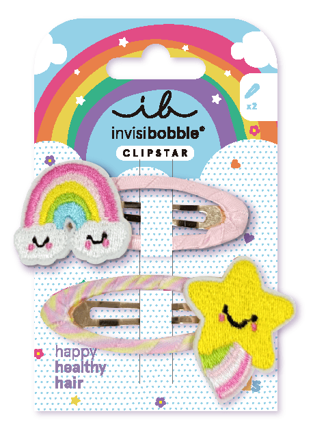 Invisibobble Snap Clip Happy Sky 2 st - Tofsar & hårspännen för barn