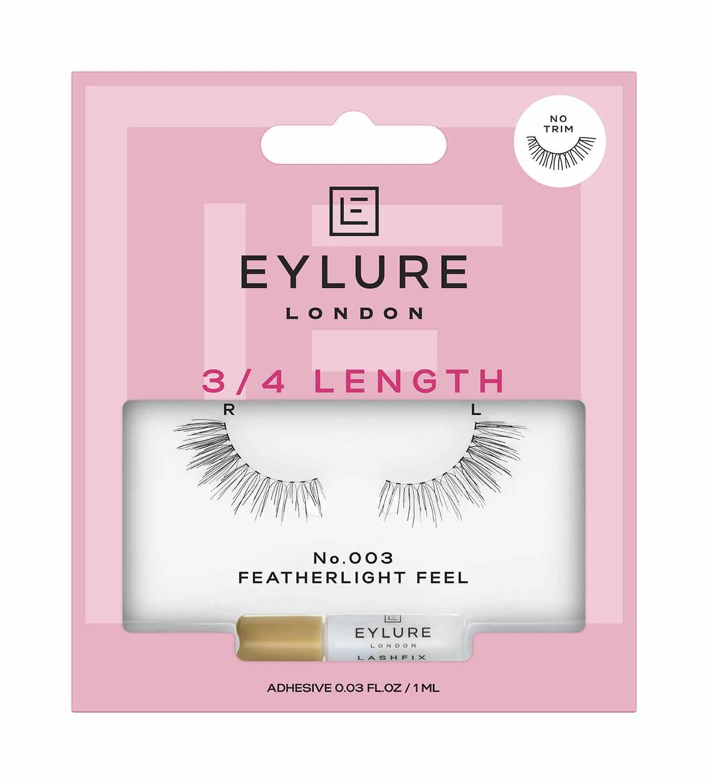 Eylure 3/4 Length No 003 - Lösögonfransar