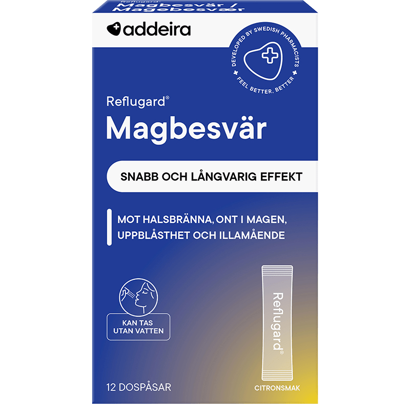 Addeira Reflugard vid magbesvär 12 dospåsar - Matsmältning & enzymer