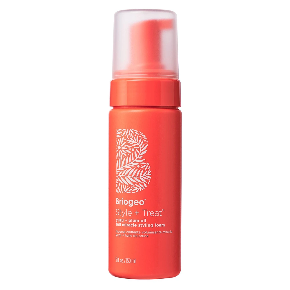 Briogeo Style+Treat Yuzu+Plum Oil Full Miracle Styling Foam 150 ml - Hårmousse