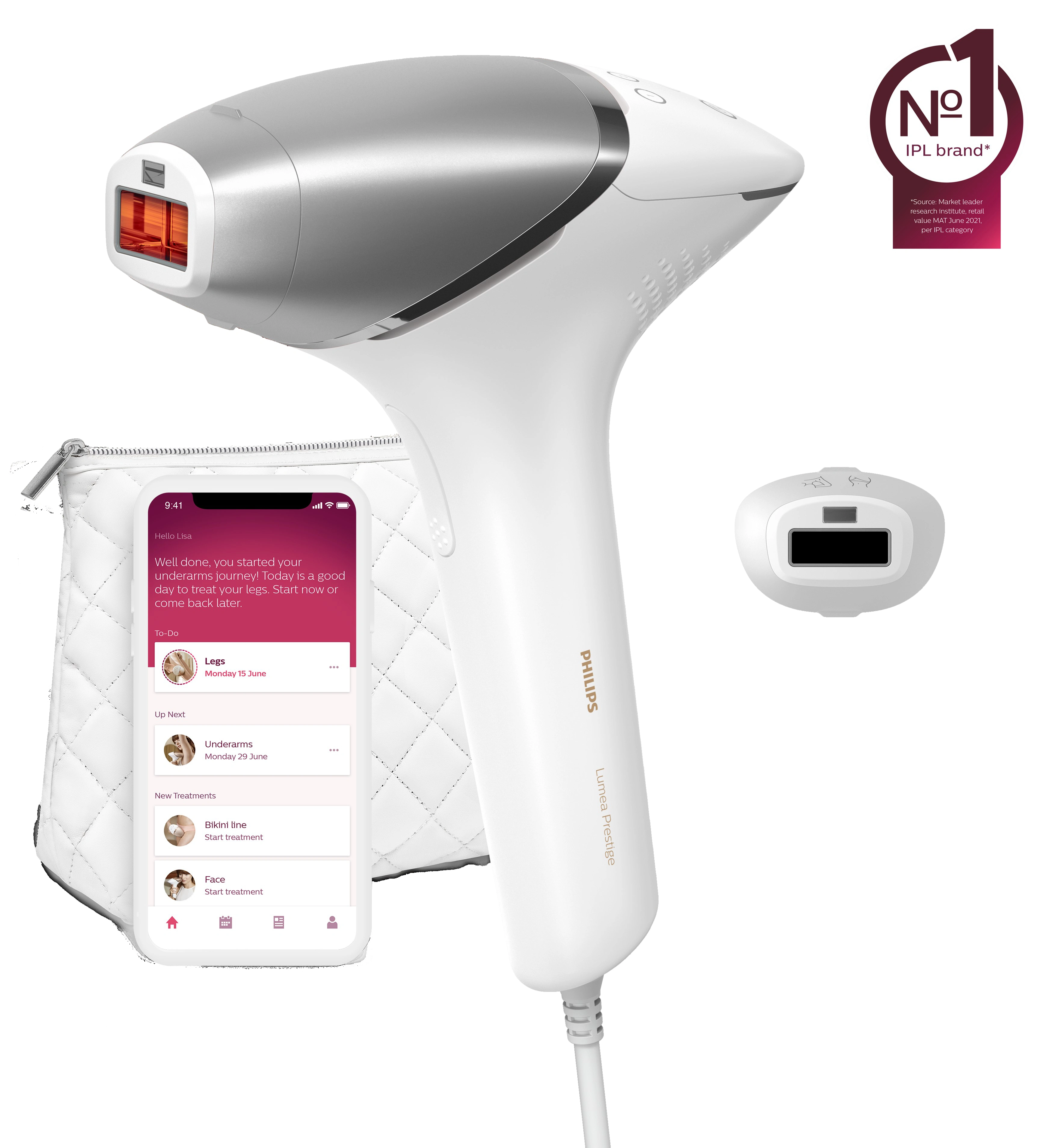 Philips Lumea IPL 8000 Series BRI940/00 - IPL hårborttagning