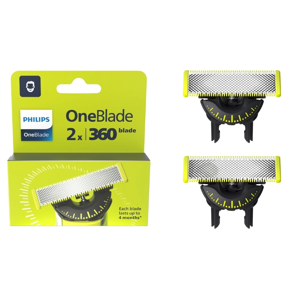 Philips OneBlade Blade 2-pack QP420/50 - Skäggtrimmers