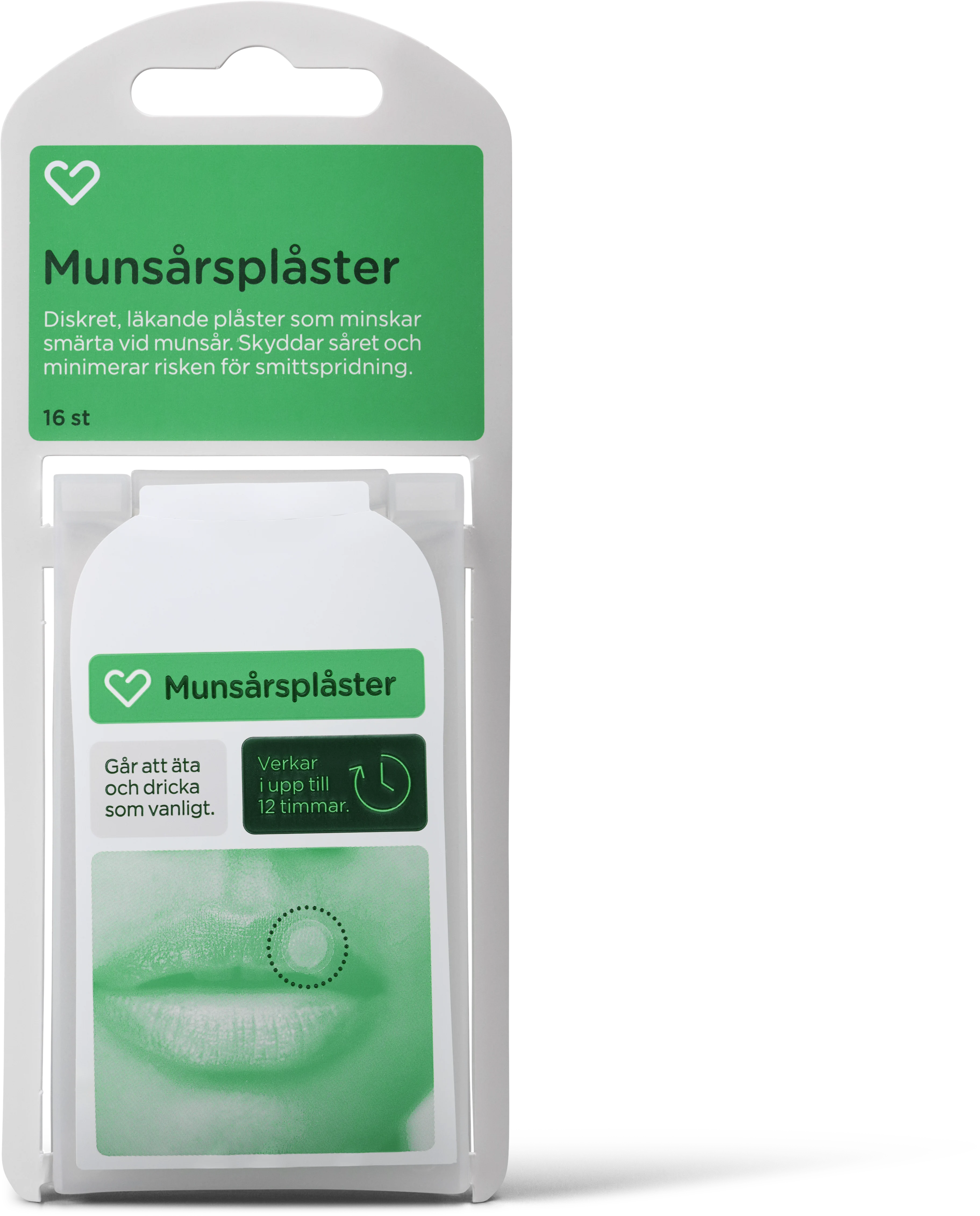 Hjärtats Munsårsplåster 16st - Munsår